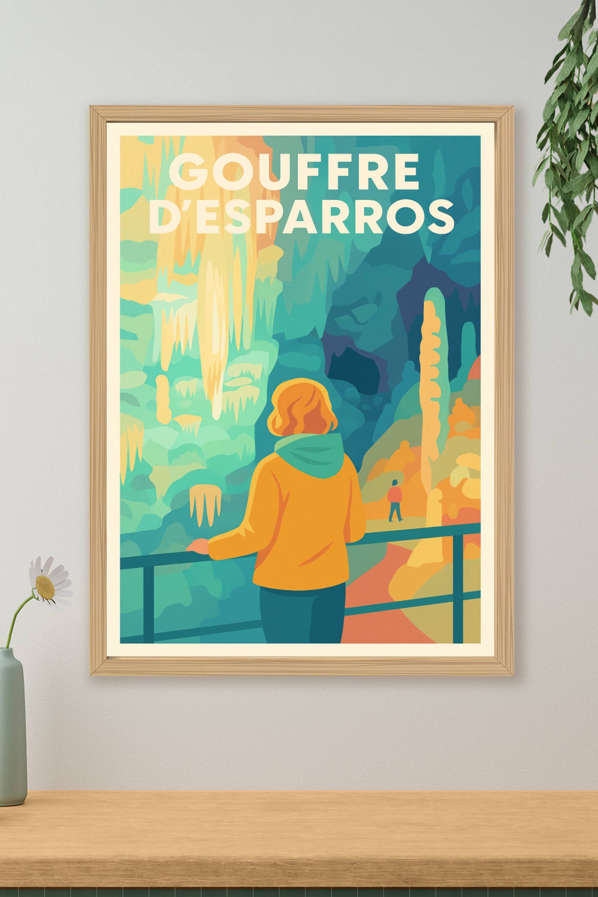 Affiche de Gouffre d'Esparros - Un voyage onirique au cœur de la terre