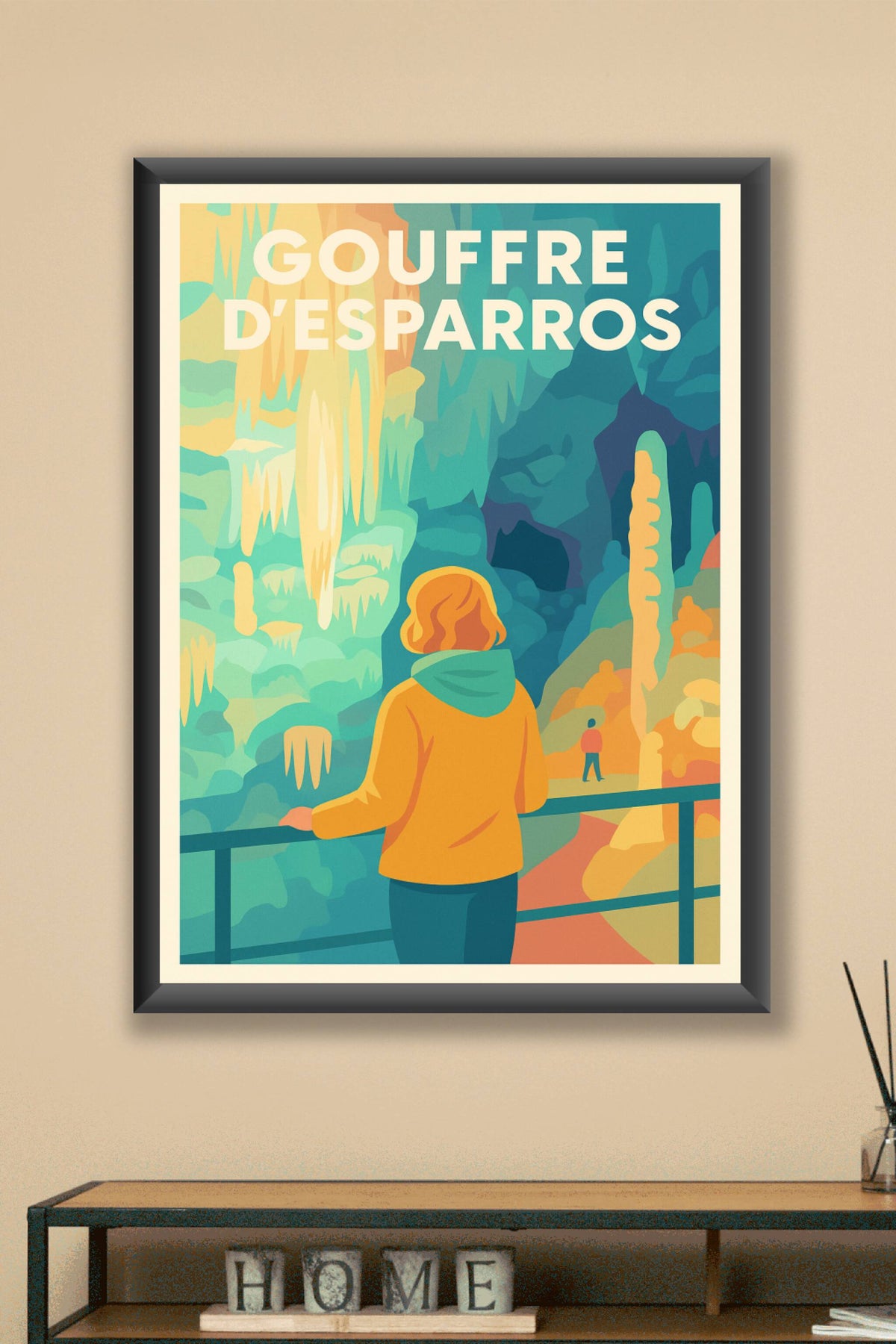 Affiche de Gouffre d'Esparros - Un voyage onirique au cœur de la terre