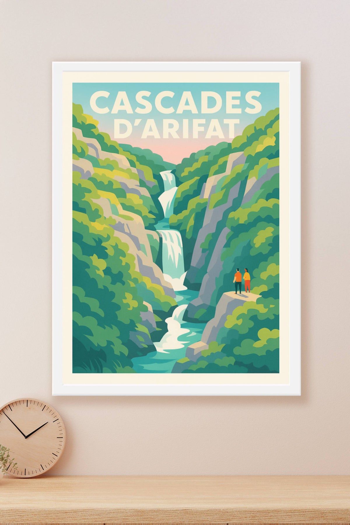 Affiche de Cascades d'Arifat - La majesté sauvage du Tarn au cœur de votre déco
