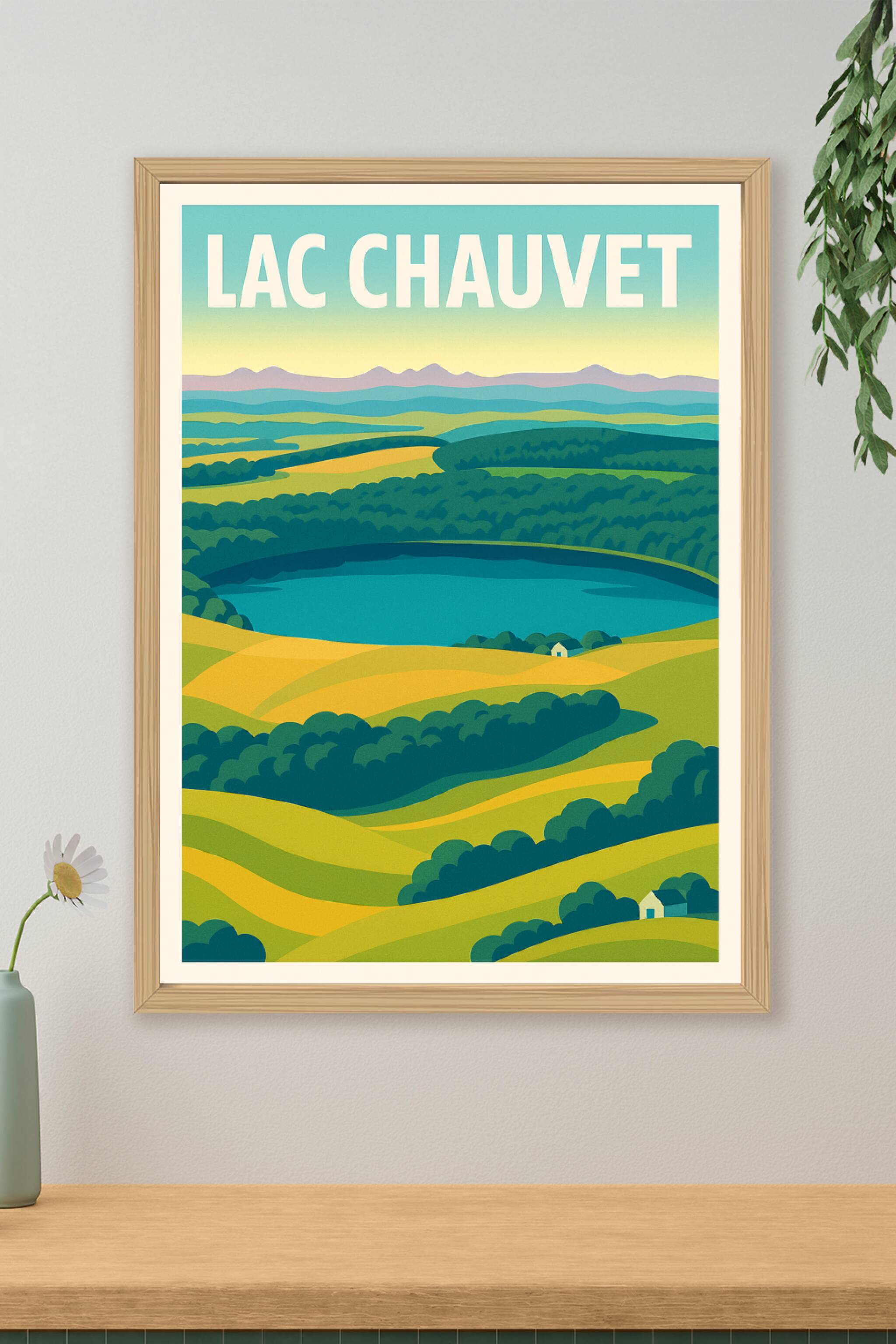 Affiche de Lac Chauvet - Sérénité au cœur des volcans d'Auvergne