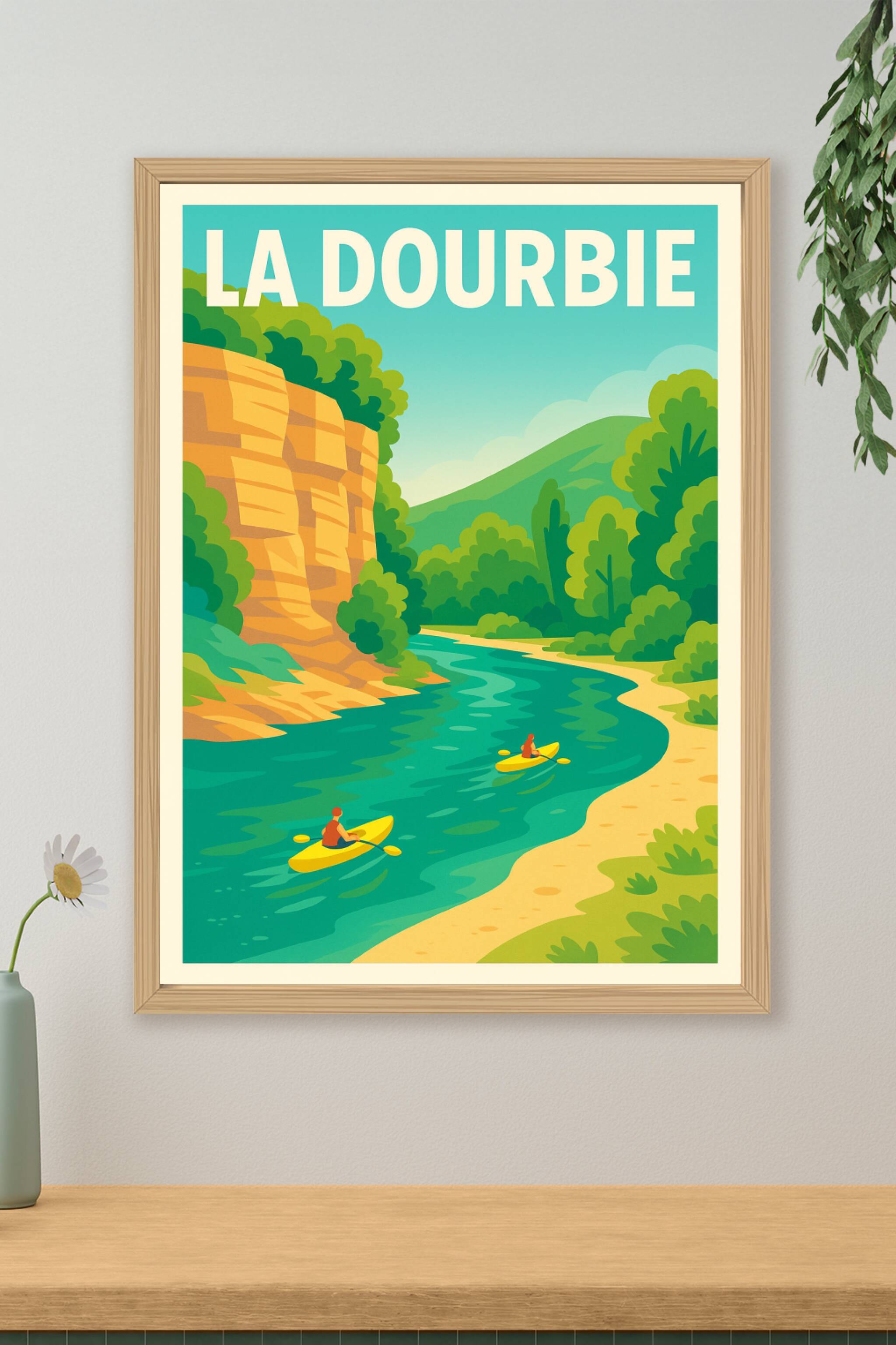 Affiche de La Dourbie - Évasion sauvage au fil de l'eau