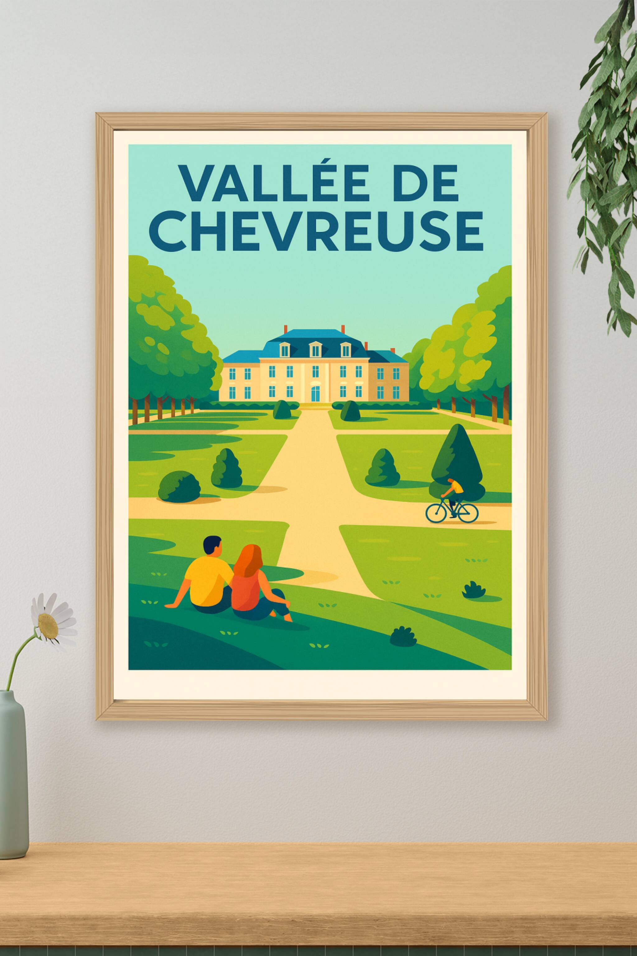 Affiche de Vallée de Chevreuse - L'élégance bucolique au cœur de la nature