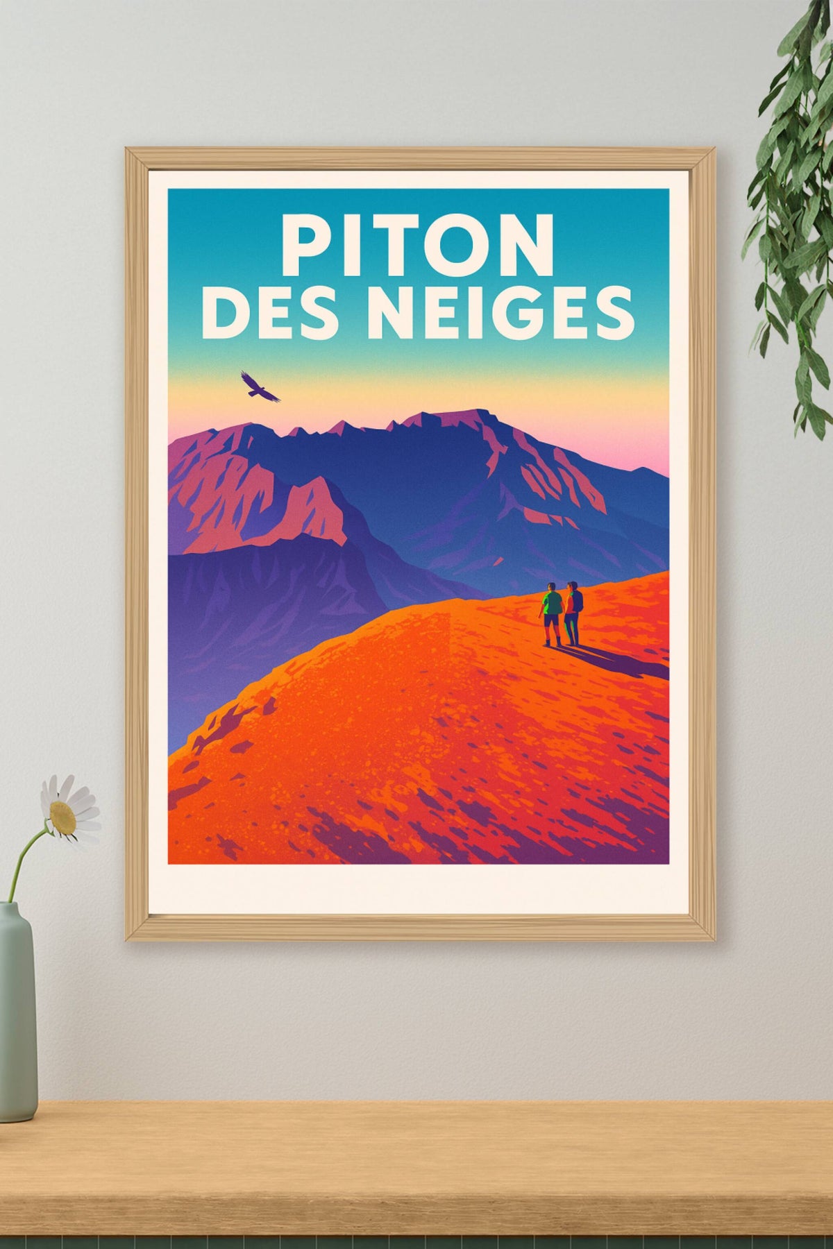 Affiche de Piton des Neiges - Le sommet majestueux de l'Île de la Réunion