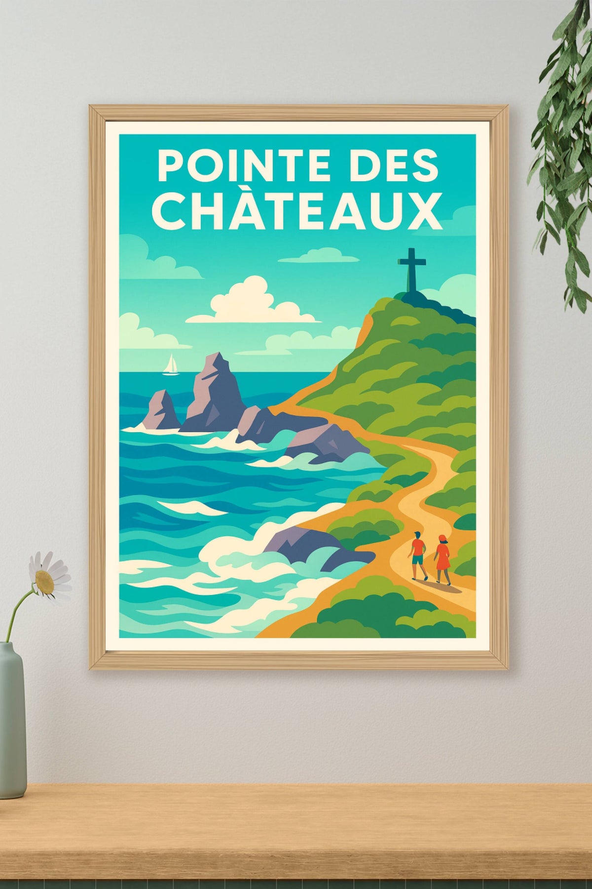 Affiche de Pointe des Châteaux - L'éclat sauvage de la Guadeloupe