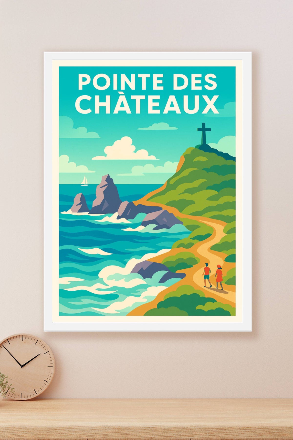 Affiche de Pointe des Châteaux - L'éclat sauvage de la Guadeloupe