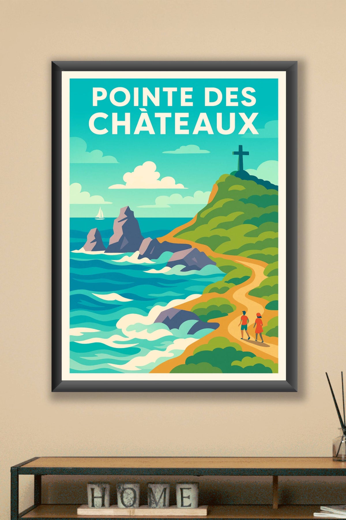 Affiche de Pointe des Châteaux - L'éclat sauvage de la Guadeloupe
