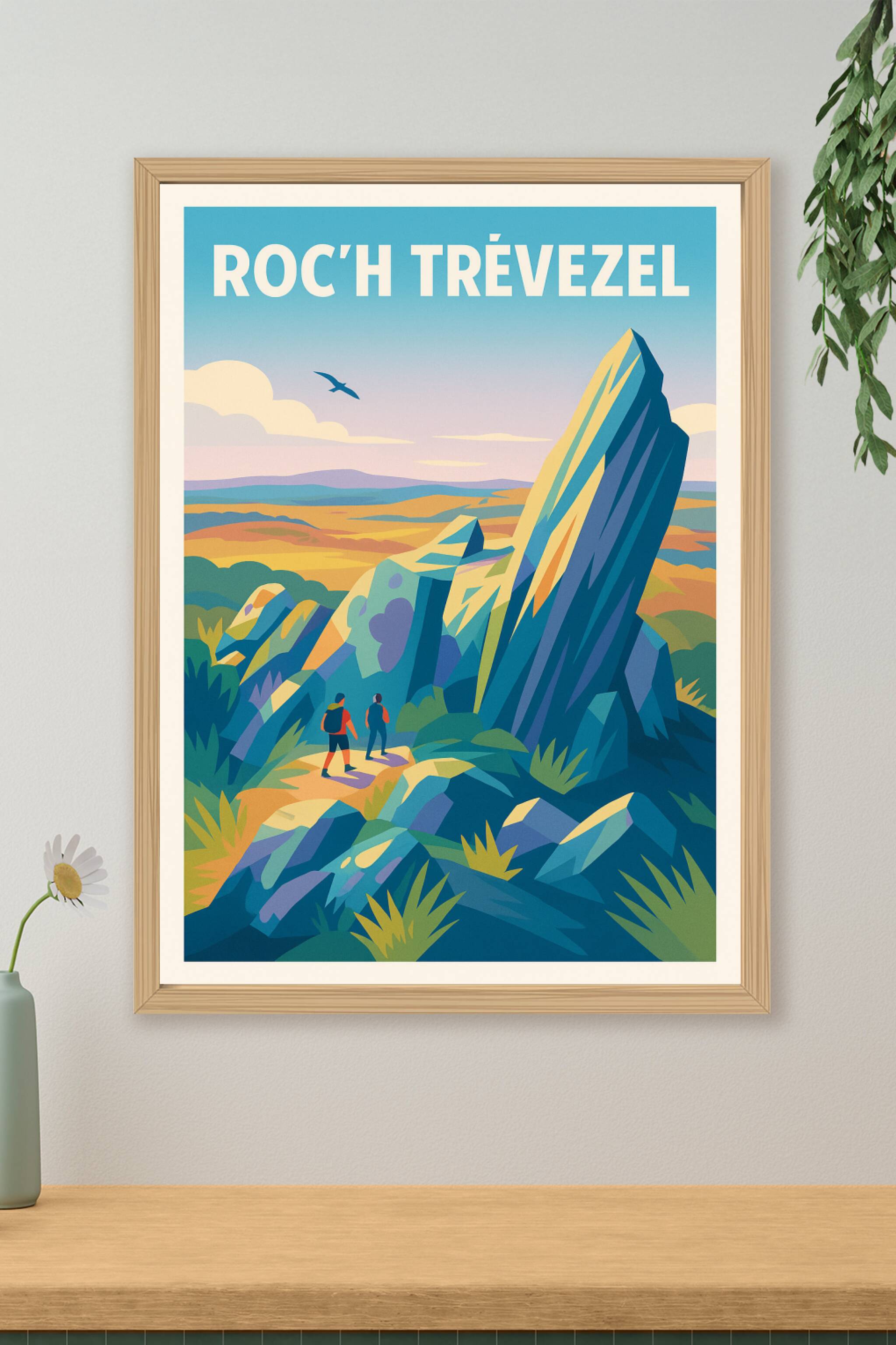 Affiche de Roc'h Trévezel - Le sommet sauvage des Monts d'Arrée