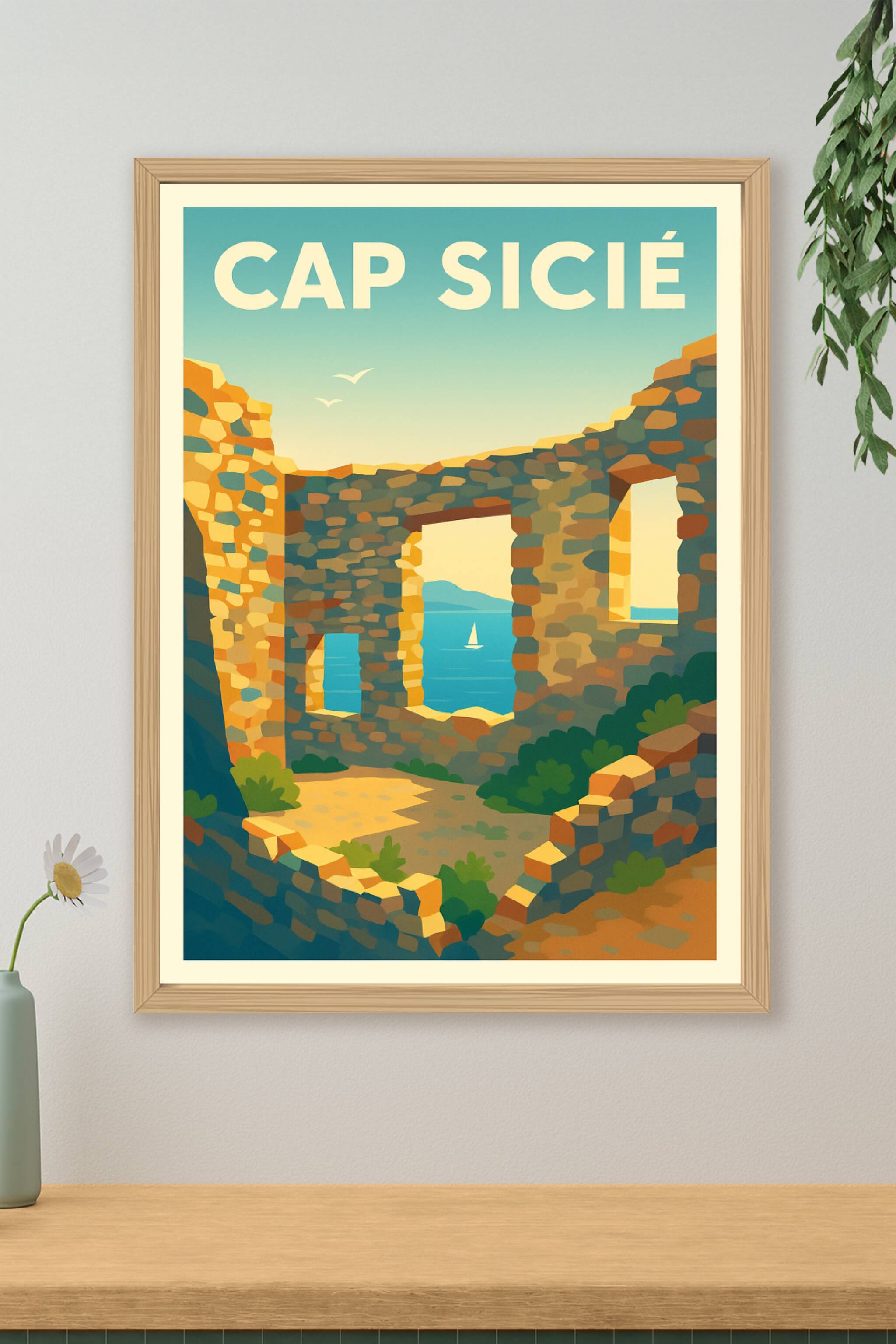 Affiche de Cap Sicié - L'éclat sauvage de la Méditerranée
