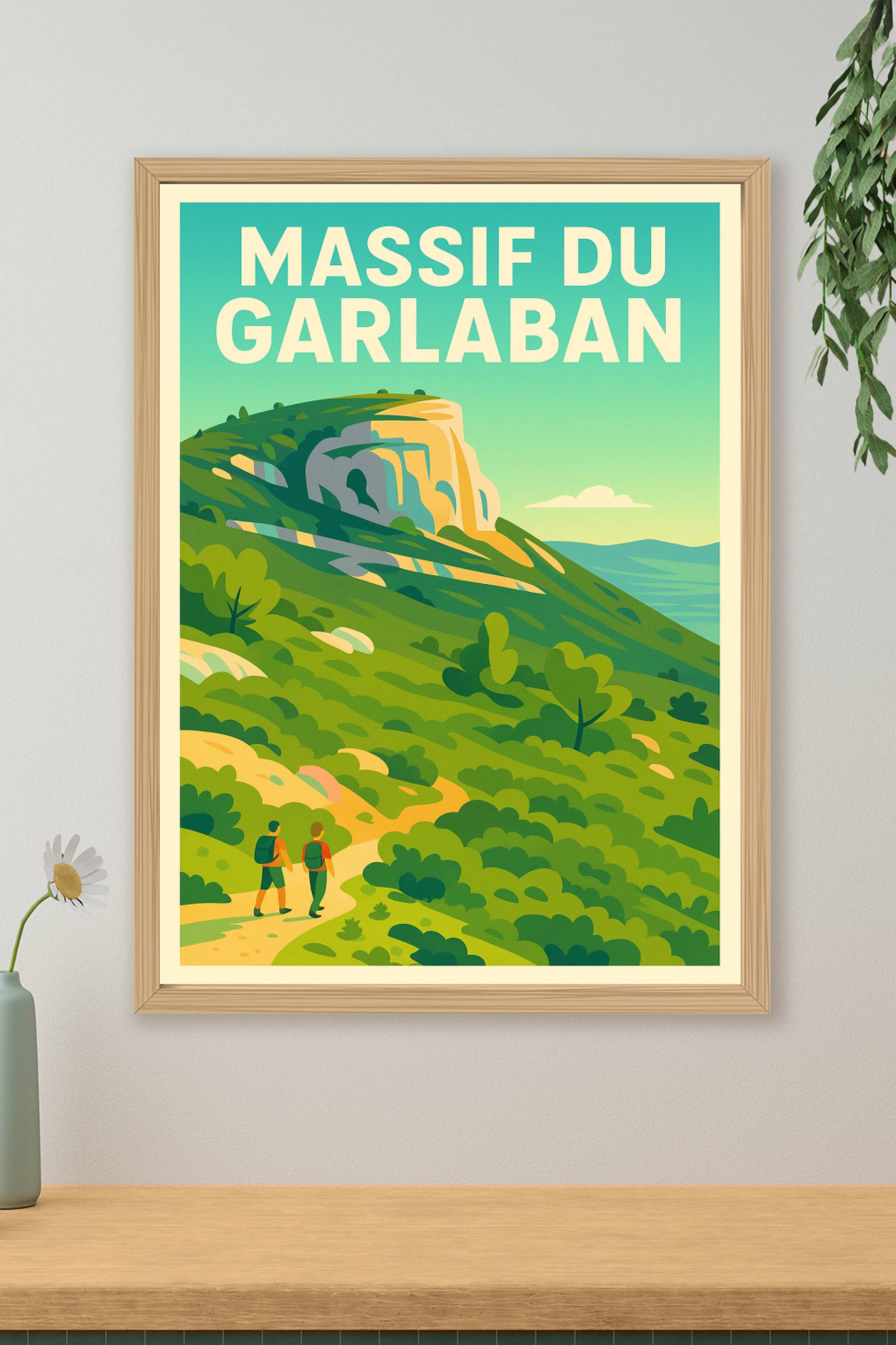 Affiche de Massif du Garlaban - L'âme de la Provence et de Marcel Pagnol