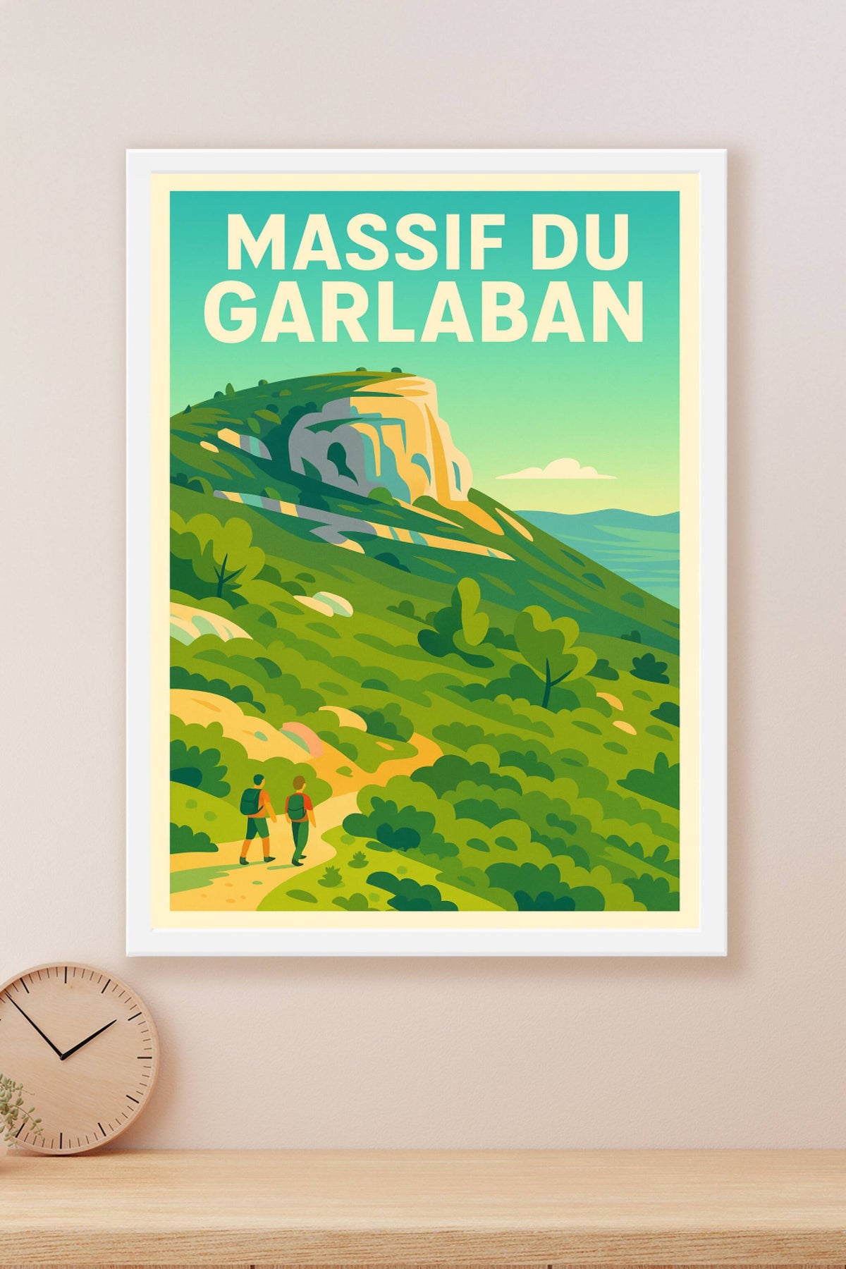Affiche de Massif du Garlaban - L'âme de la Provence et de Marcel Pagnol