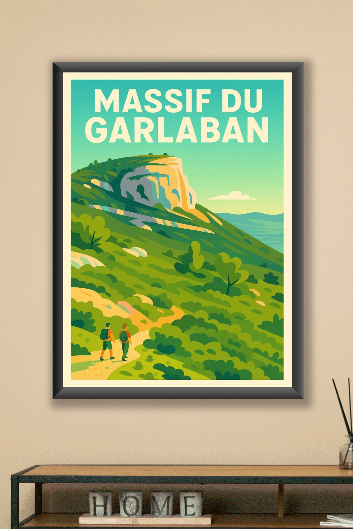 Affiche de Massif du Garlaban - L'âme de la Provence et de Marcel Pagnol