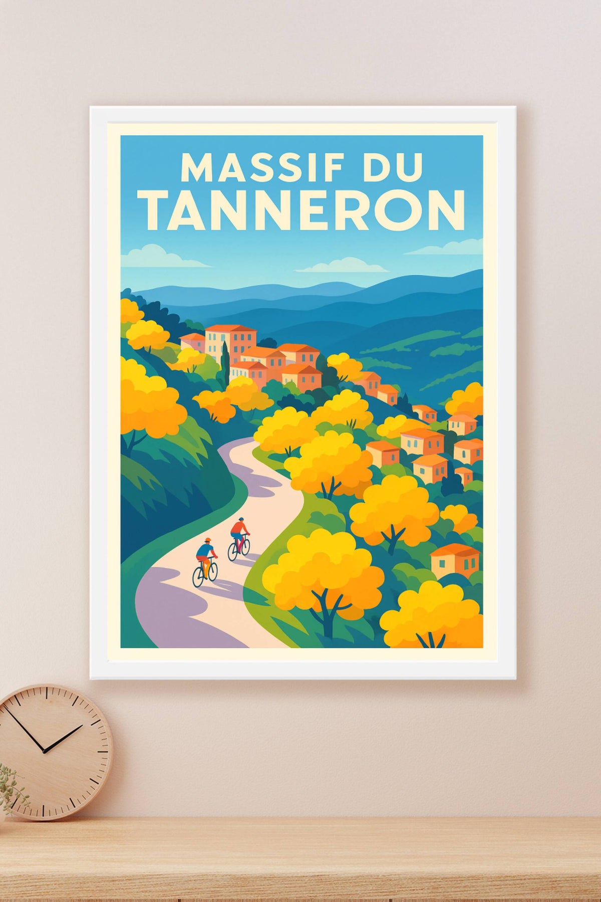 Affiche de Massif du Tanneron - L'éclat doré du mimosa en fleurs