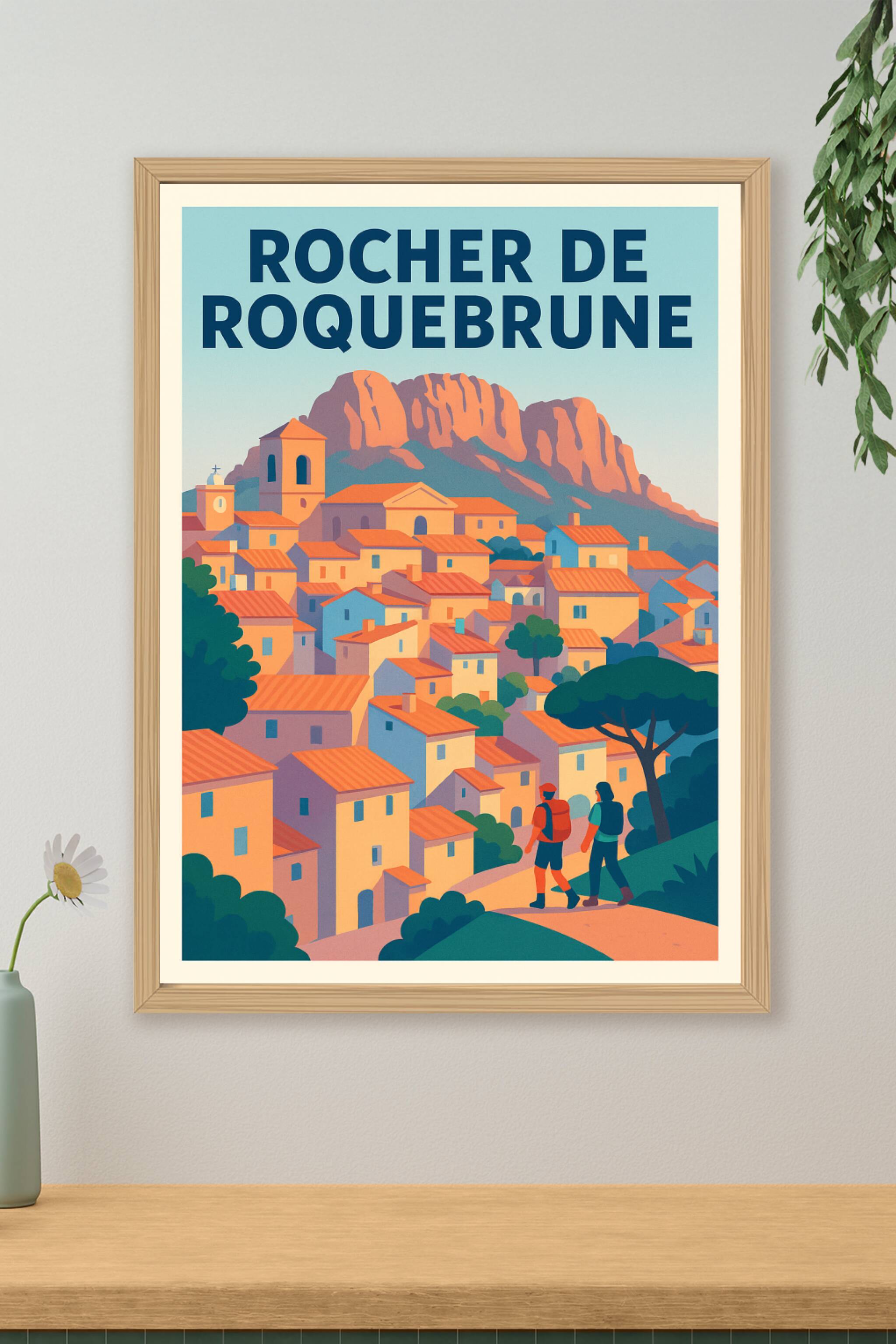 Affiche de Rocher de Roquebrune - L'éclat du Sud entre village et nature