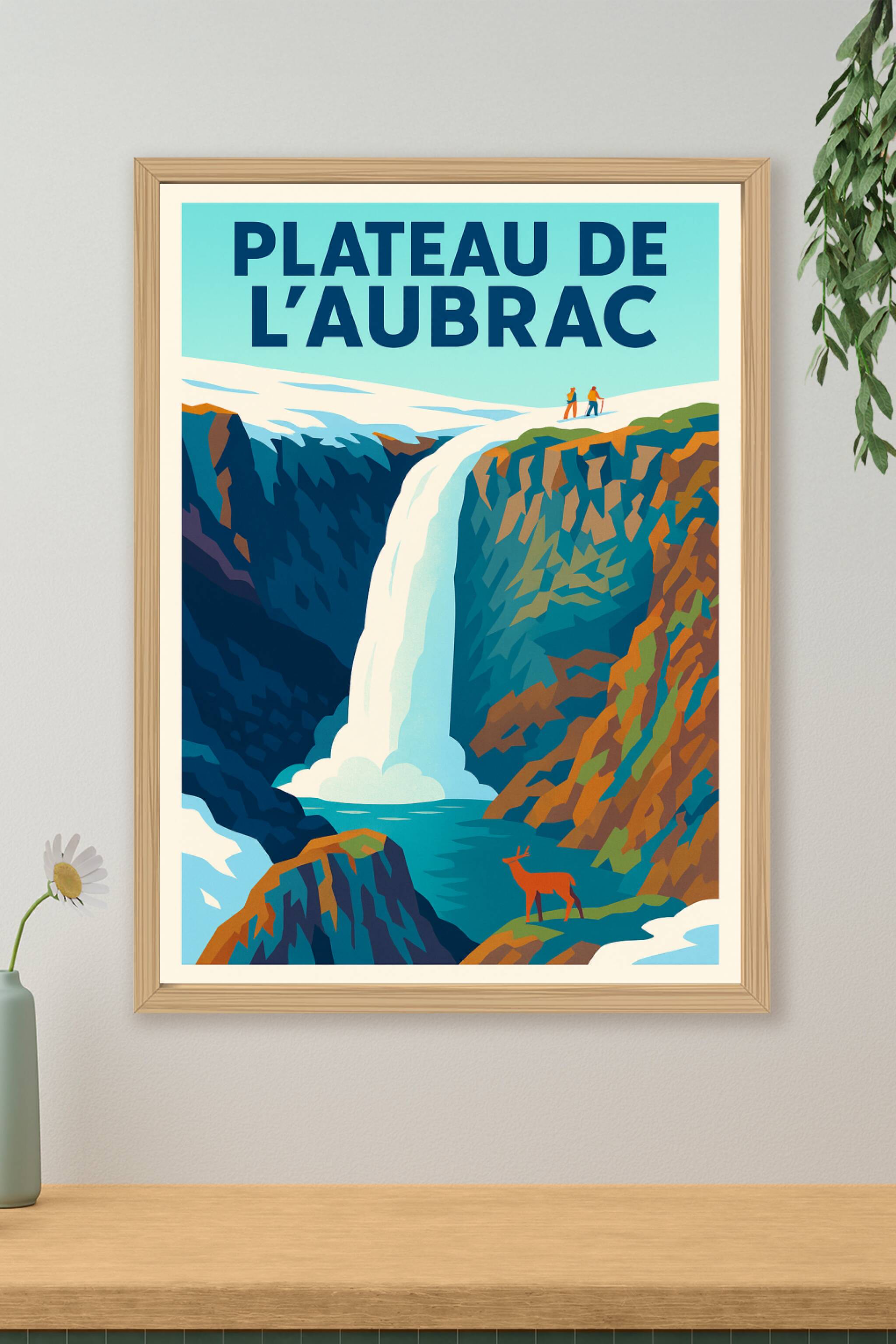 Affiche de Plateau de l'Aubrac - L'éveil sauvage d'une nature préservée