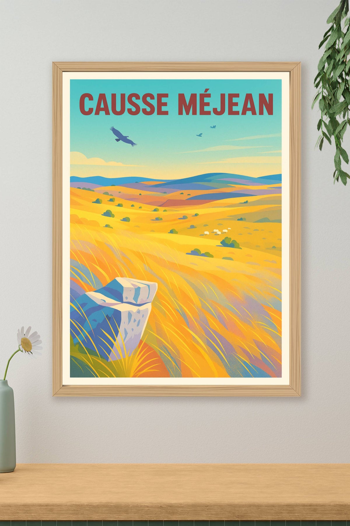 Affiche de Causse Méjean - L'immensité sauvage de la Lozère