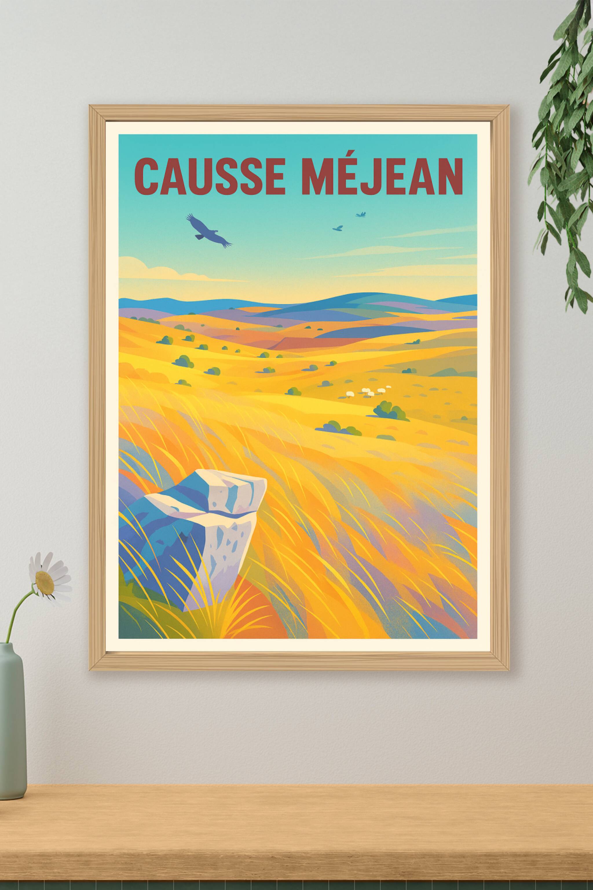 Affiche de Causse Méjean - L'immensité sauvage de la Lozère