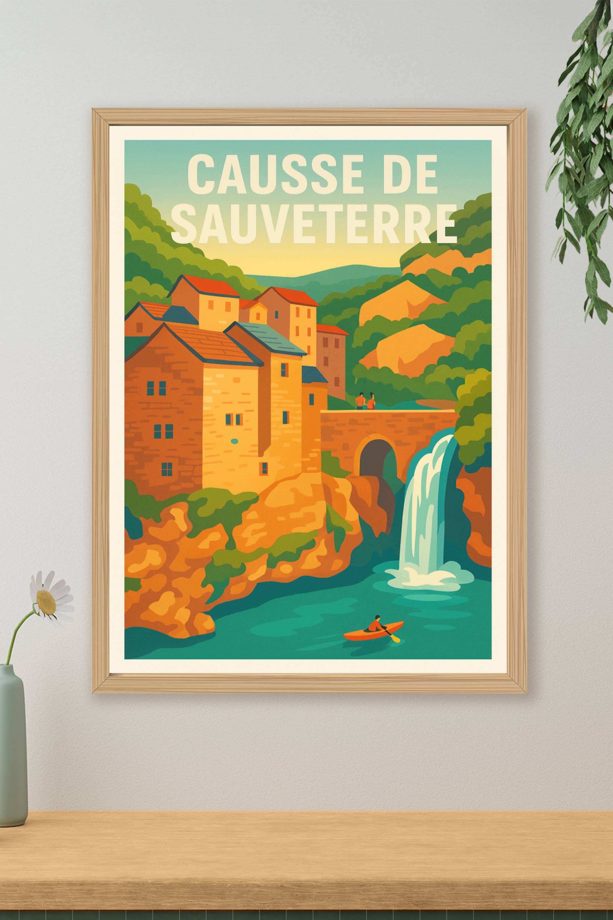 Affiche de Causse de Sauveterre - L'éclat sauvage de la Lozère