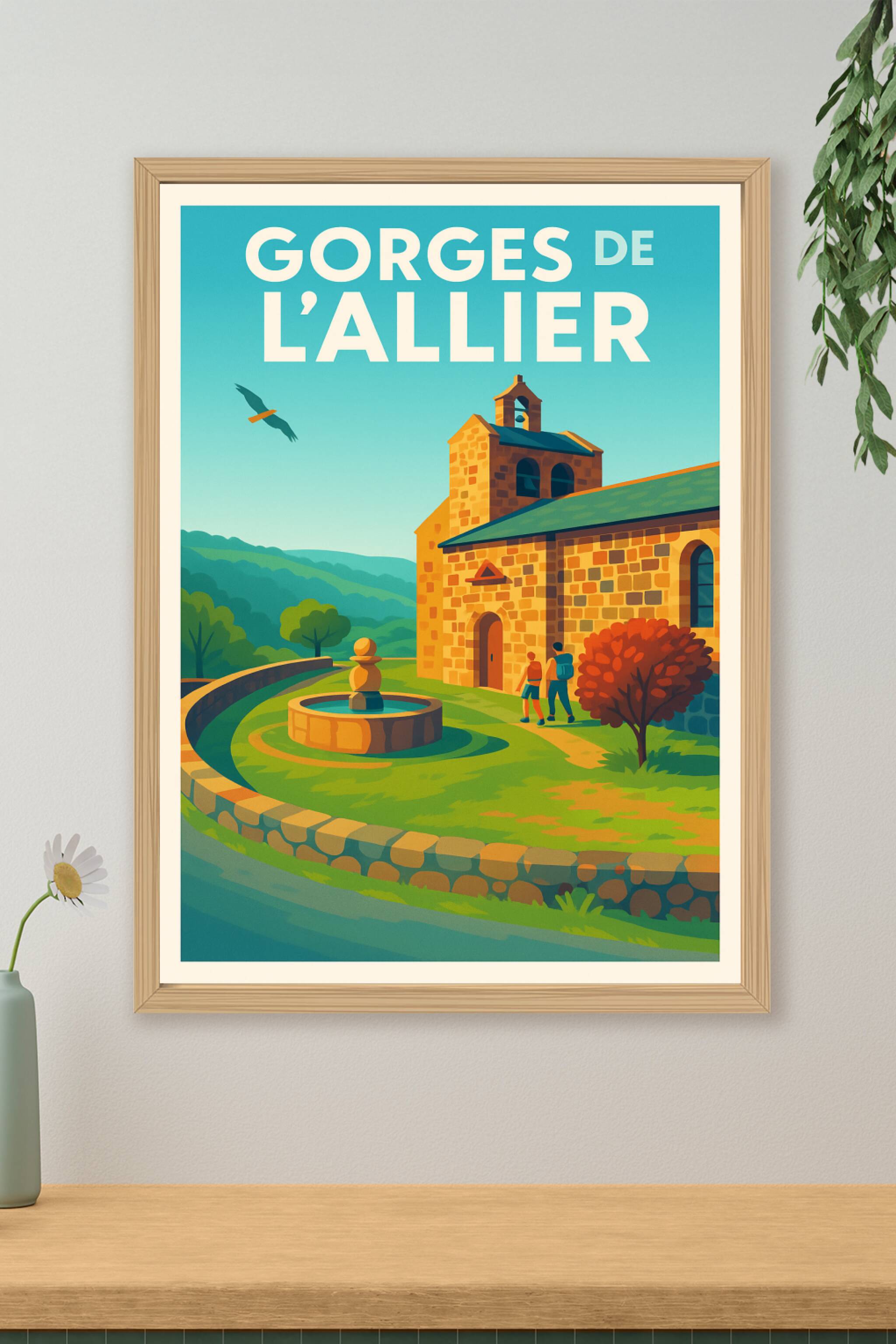 Affiche de Gorges de l'Allier - Une évasion sauvage au cœur de l'Auvergne