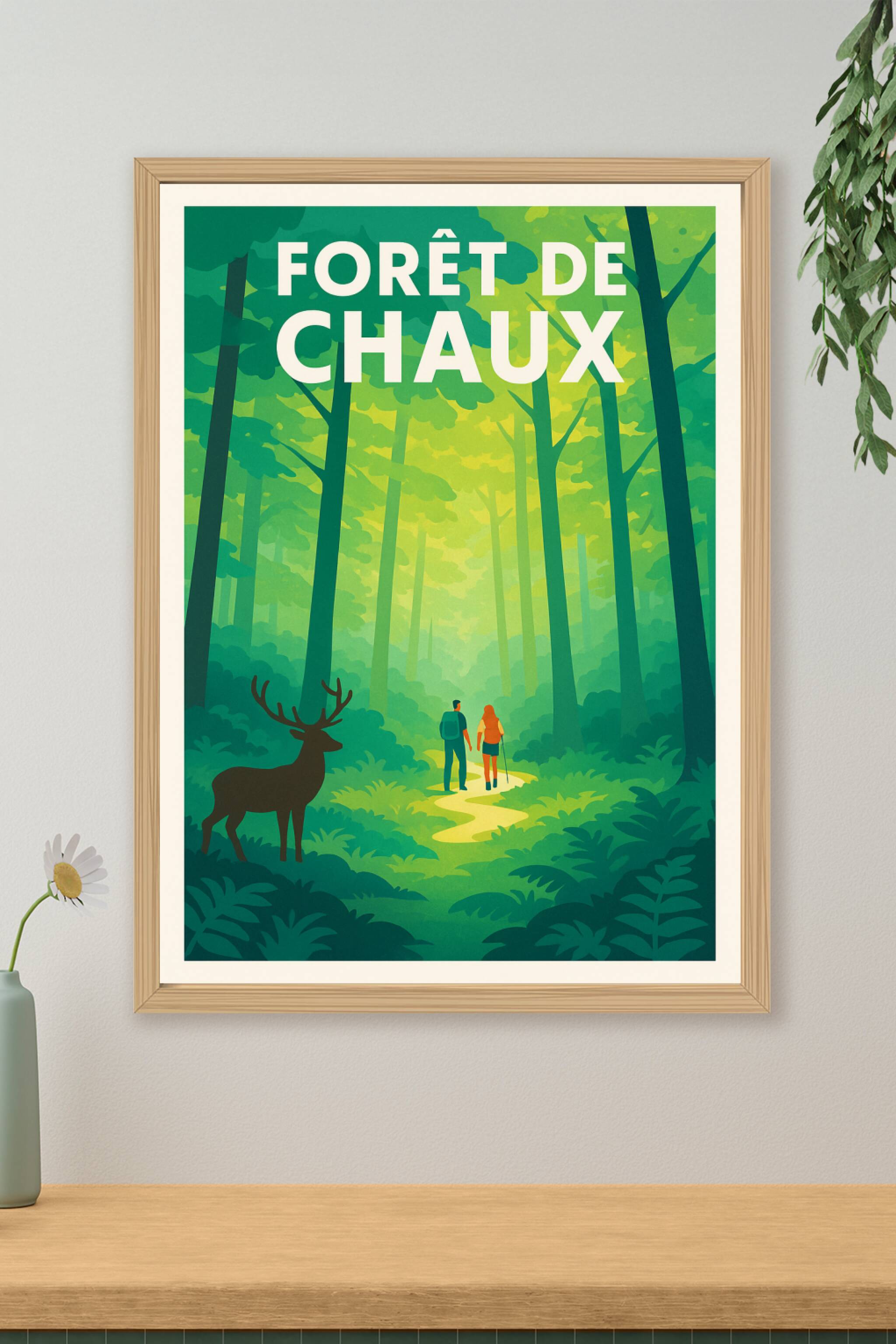 Affiche de Forêt de Chaux - Une immersion sauvage au cœur du Jura