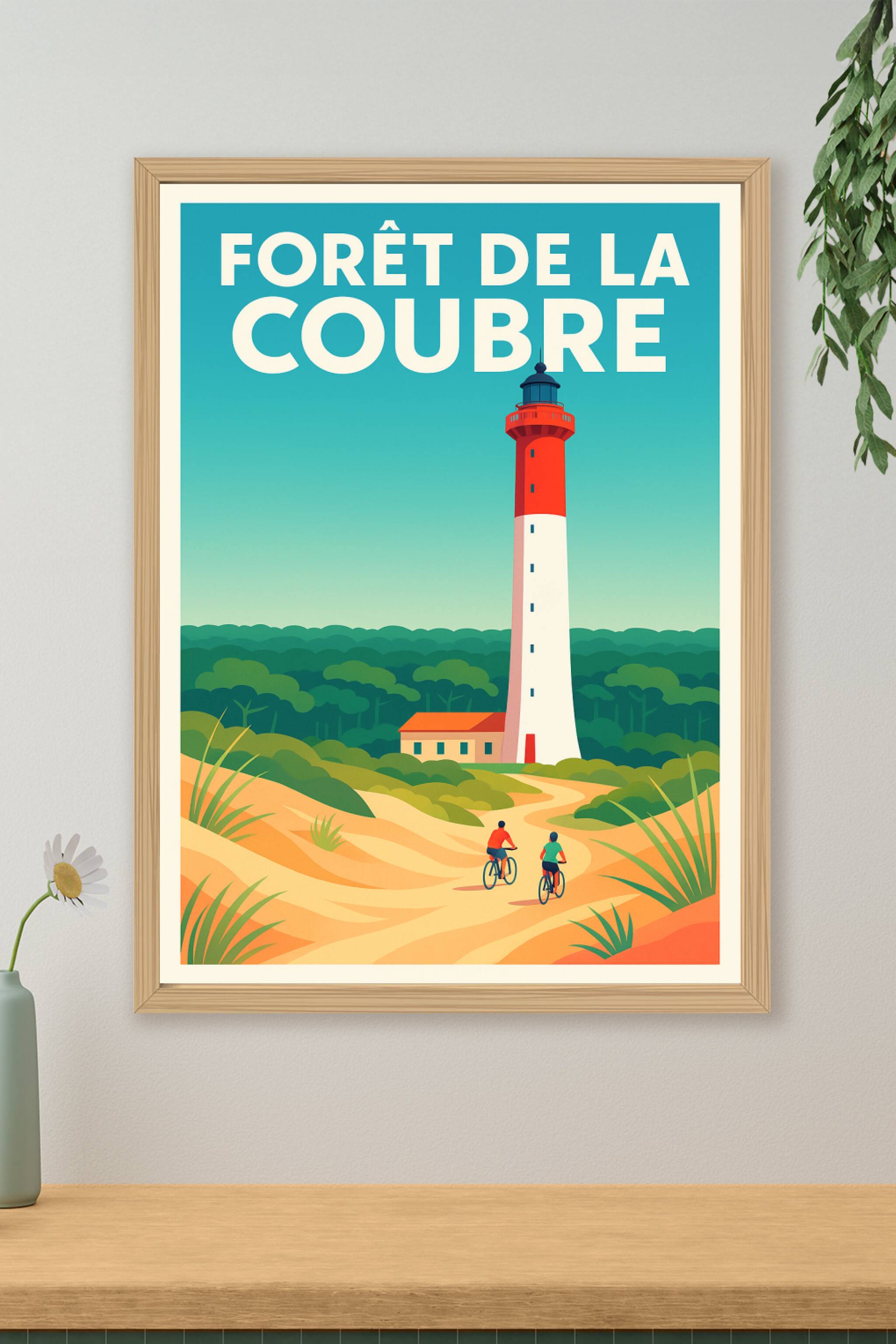 Affiche de Forêt de la Coubre - L'évasion entre pins et océan