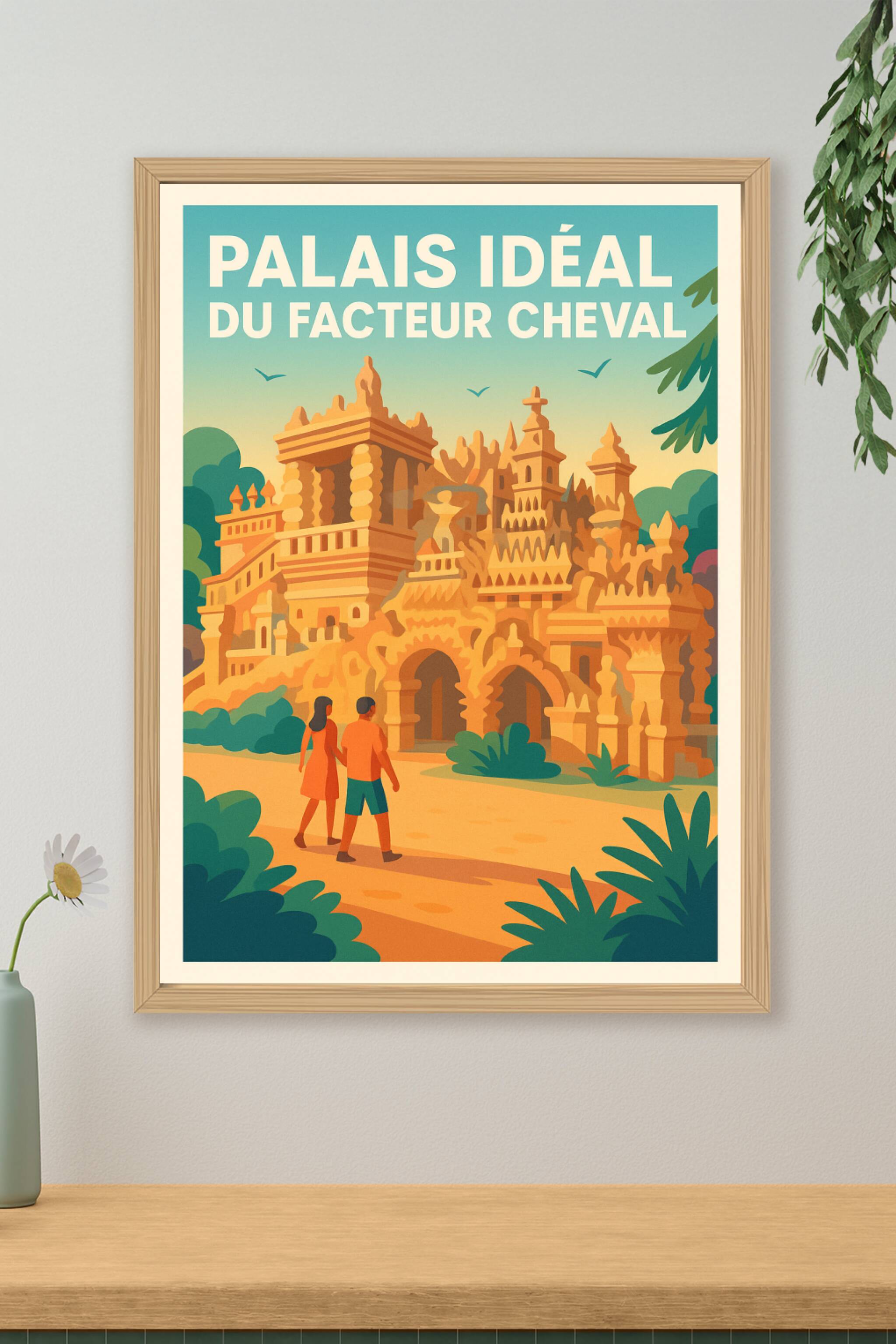 Affiche de Le Palais Idéal du Facteur Cheval - Le chef-d'œuvre de l'art naïf