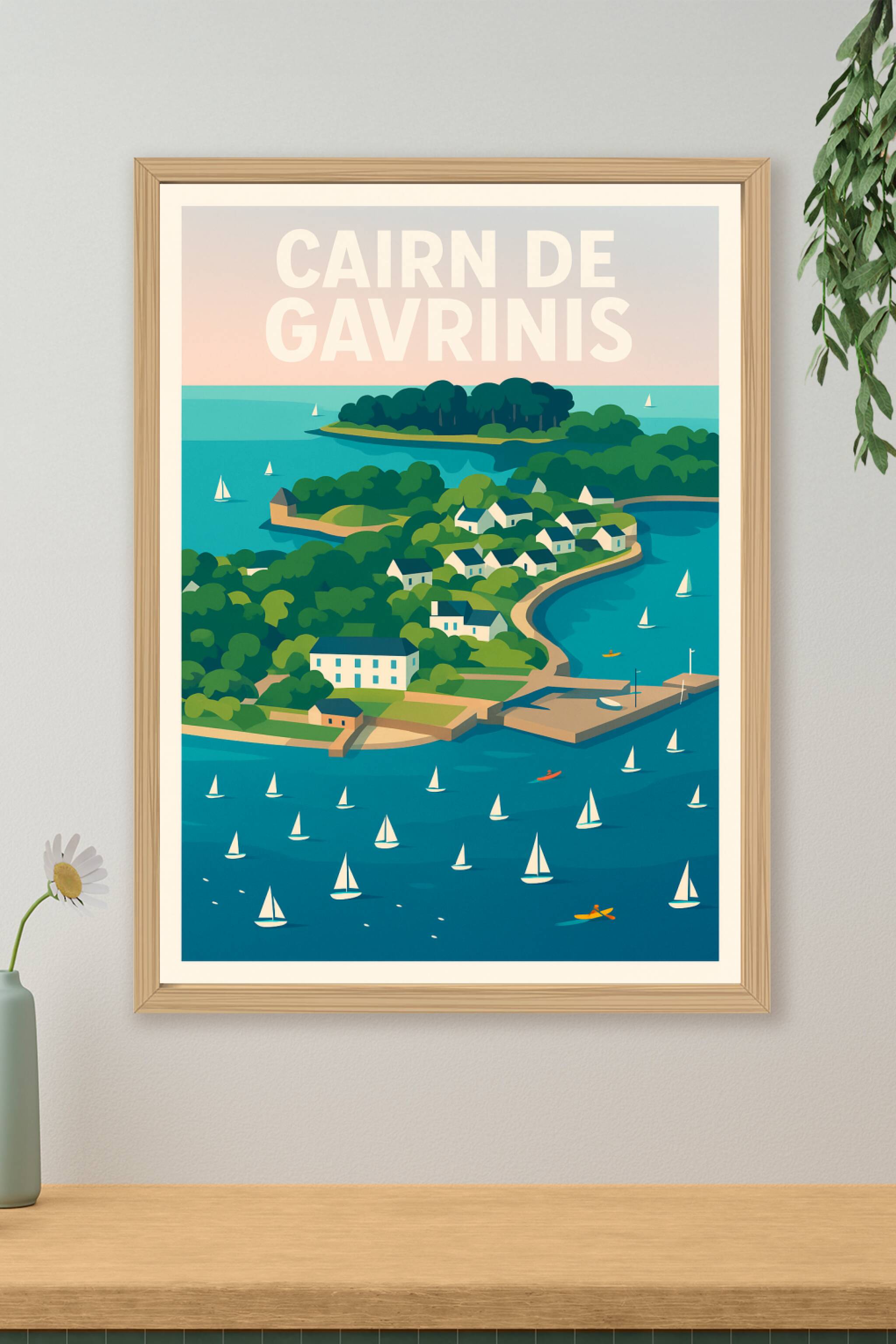 Affiche de Cairn de Gavrinis - Le joyau mystique du Golfe du Morbihan