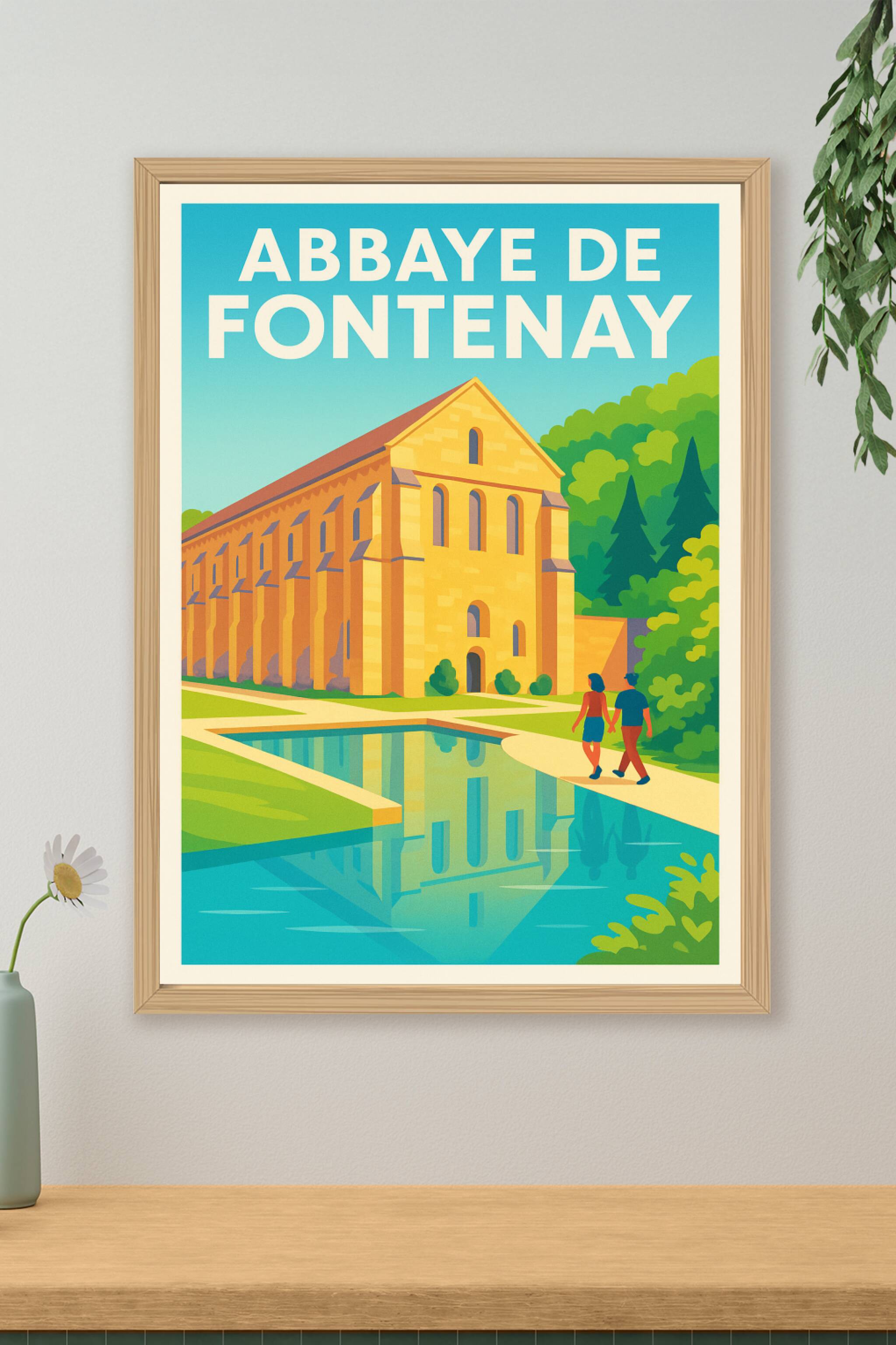 Affiche de Abbaye de Fontenay - Sérénité et patrimoine cistercien au cœur de la Bourgogne