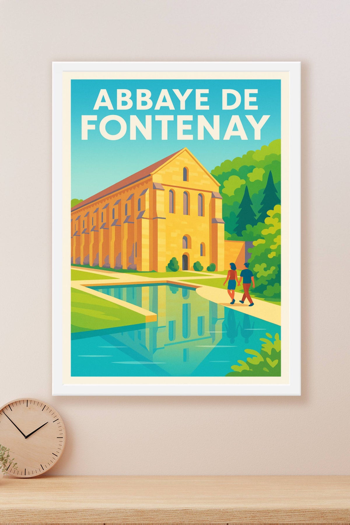 Affiche de Abbaye de Fontenay - Sérénité et patrimoine cistercien au cœur de la Bourgogne