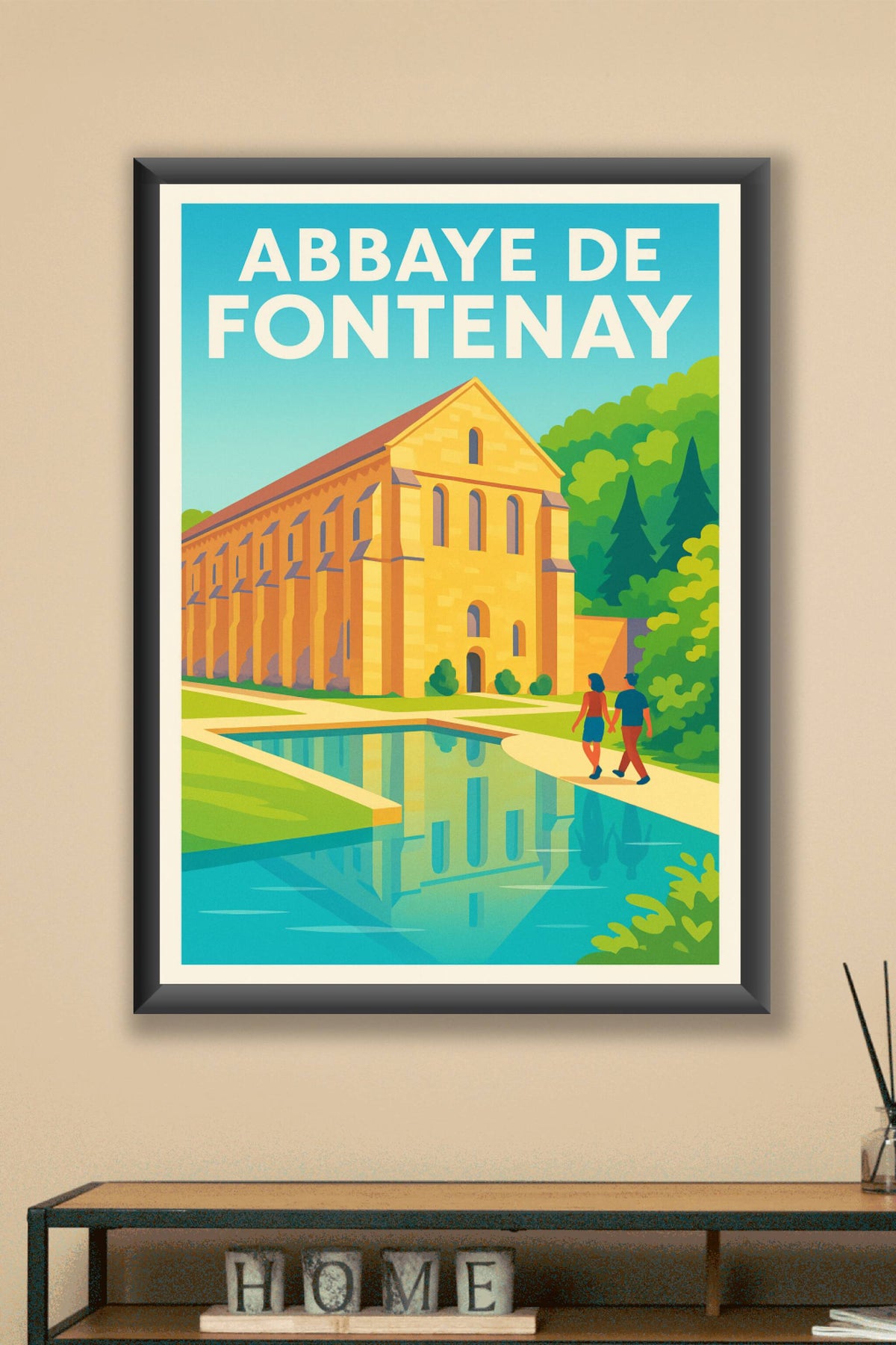 Affiche de Abbaye de Fontenay - Sérénité et patrimoine cistercien au cœur de la Bourgogne
