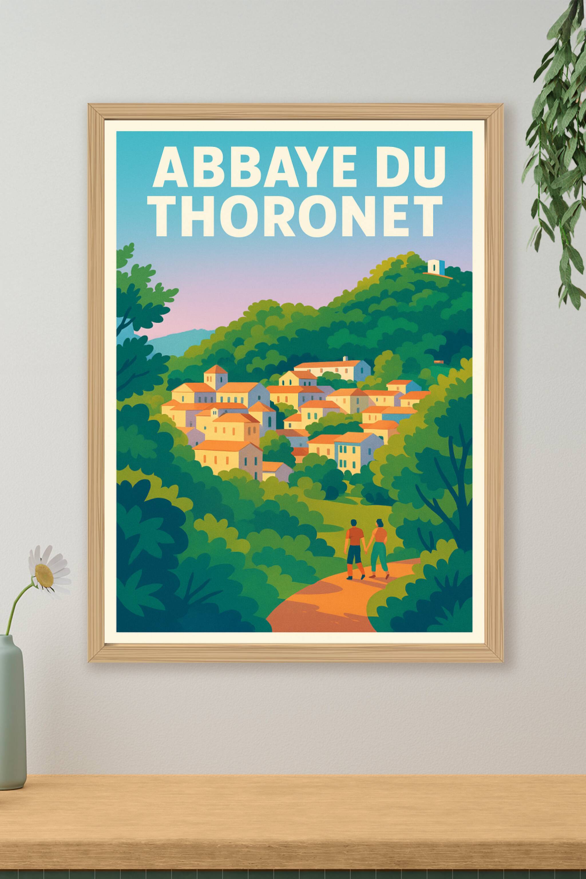 Affiche de Abbaye du Thoronet - Sérénité et lumière de Provence