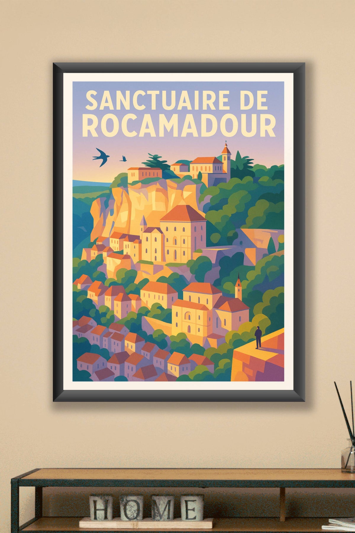 Affiche de Rocamadour - La cité médiévale suspendue entre ciel et terre