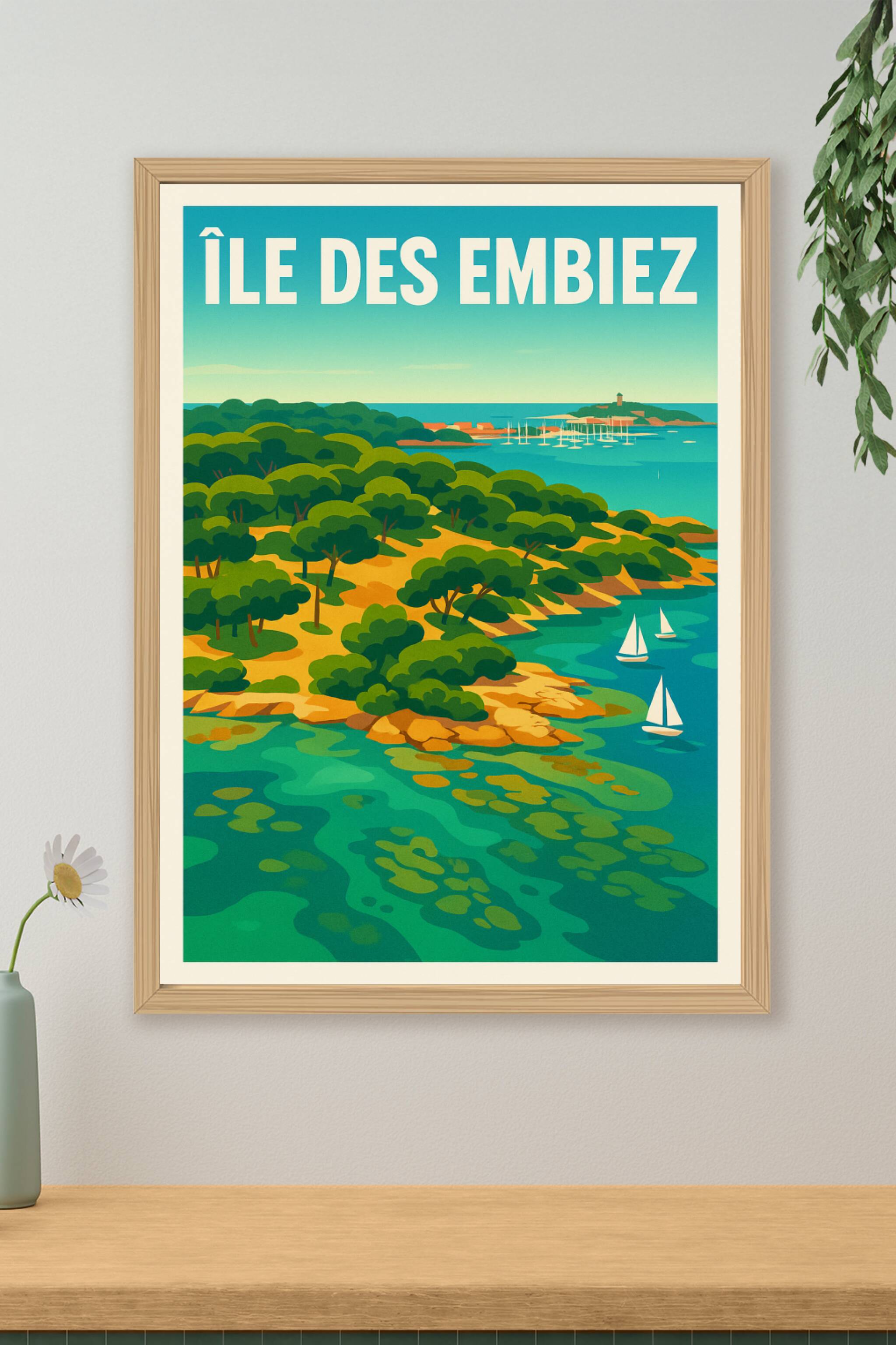 Affiche de Île des Embiez - Évasion Méditerranéenne et Nature Préservée