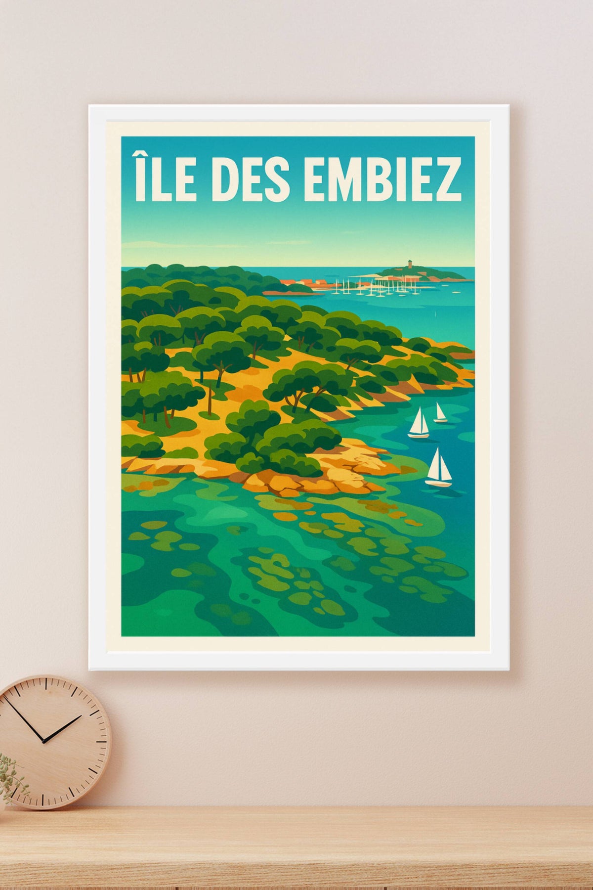 Affiche de Île des Embiez - Évasion Méditerranéenne et Nature Préservée