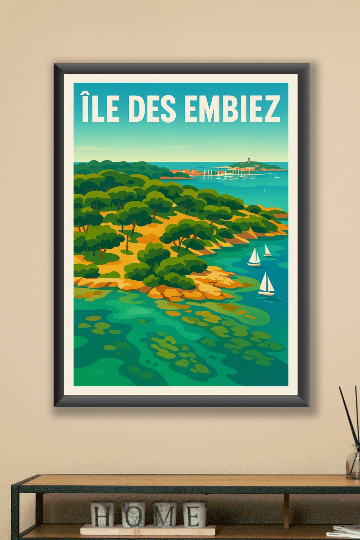 Affiche de Île des Embiez - Évasion Méditerranéenne et Nature Préservée