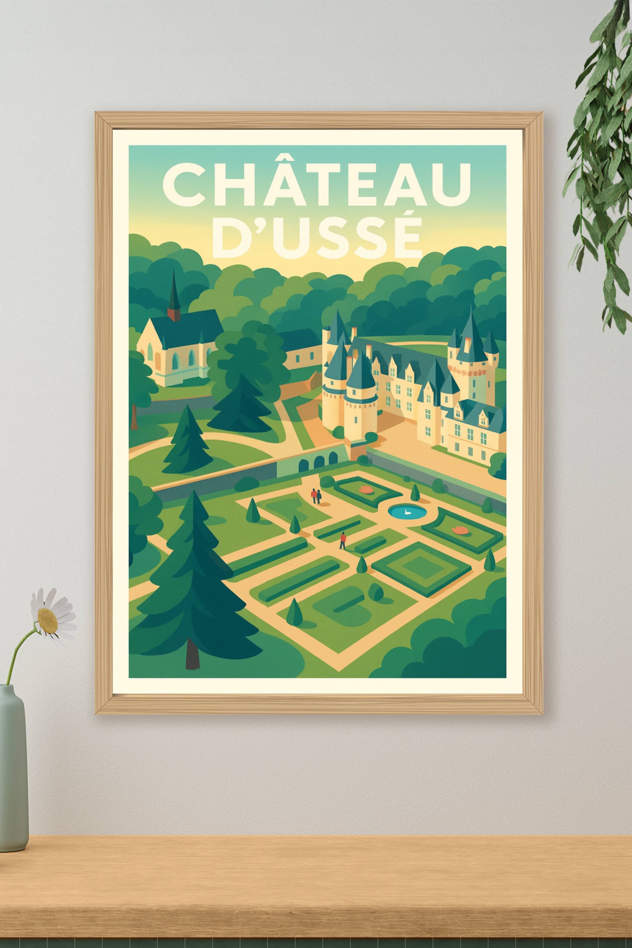 Affiche de Château d'Ussé - Évadez-vous dans le château de la Belle au Bois Dormant