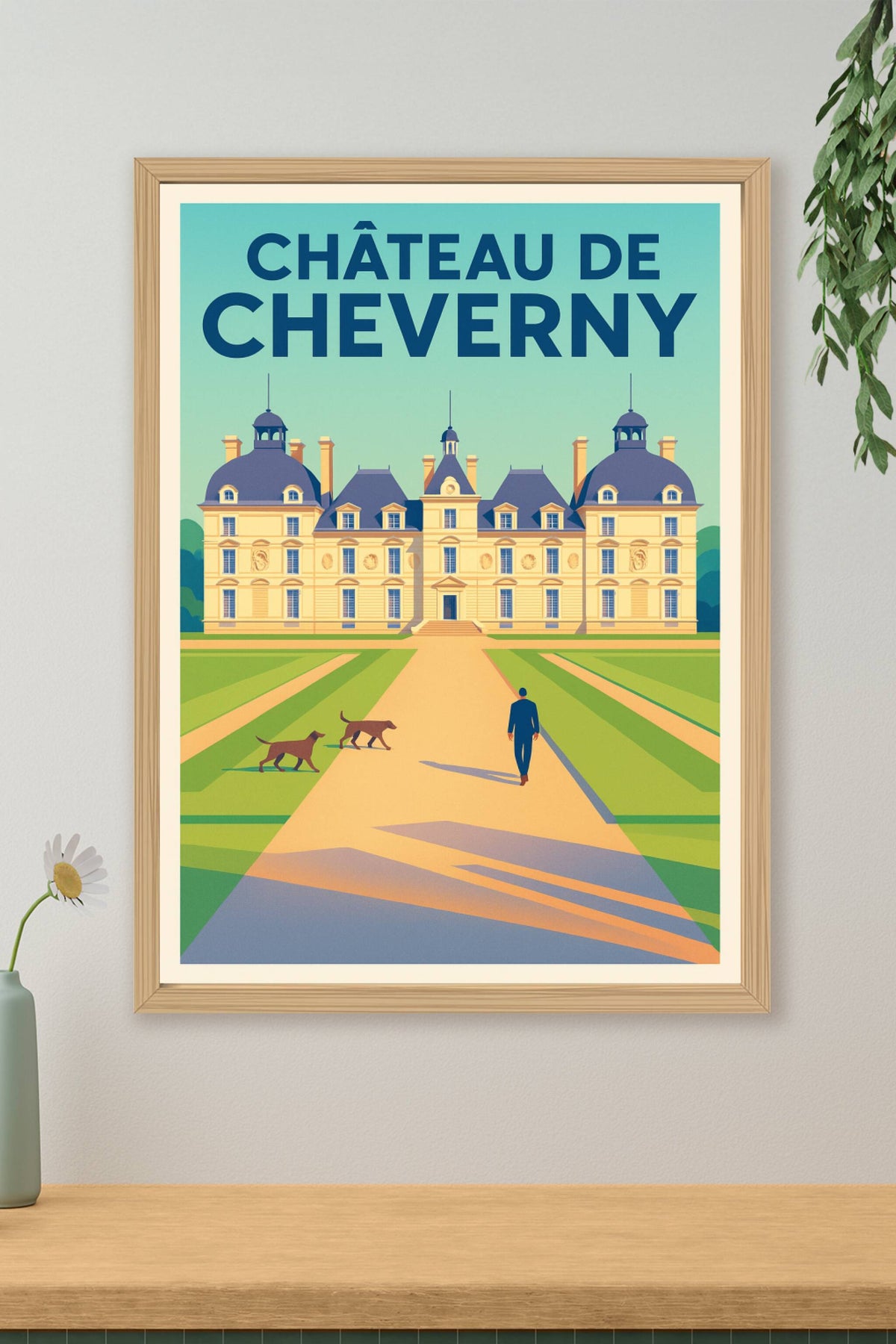 Affiche de Château de Cheverny - L'élégance classique au cœur du Val de Loire