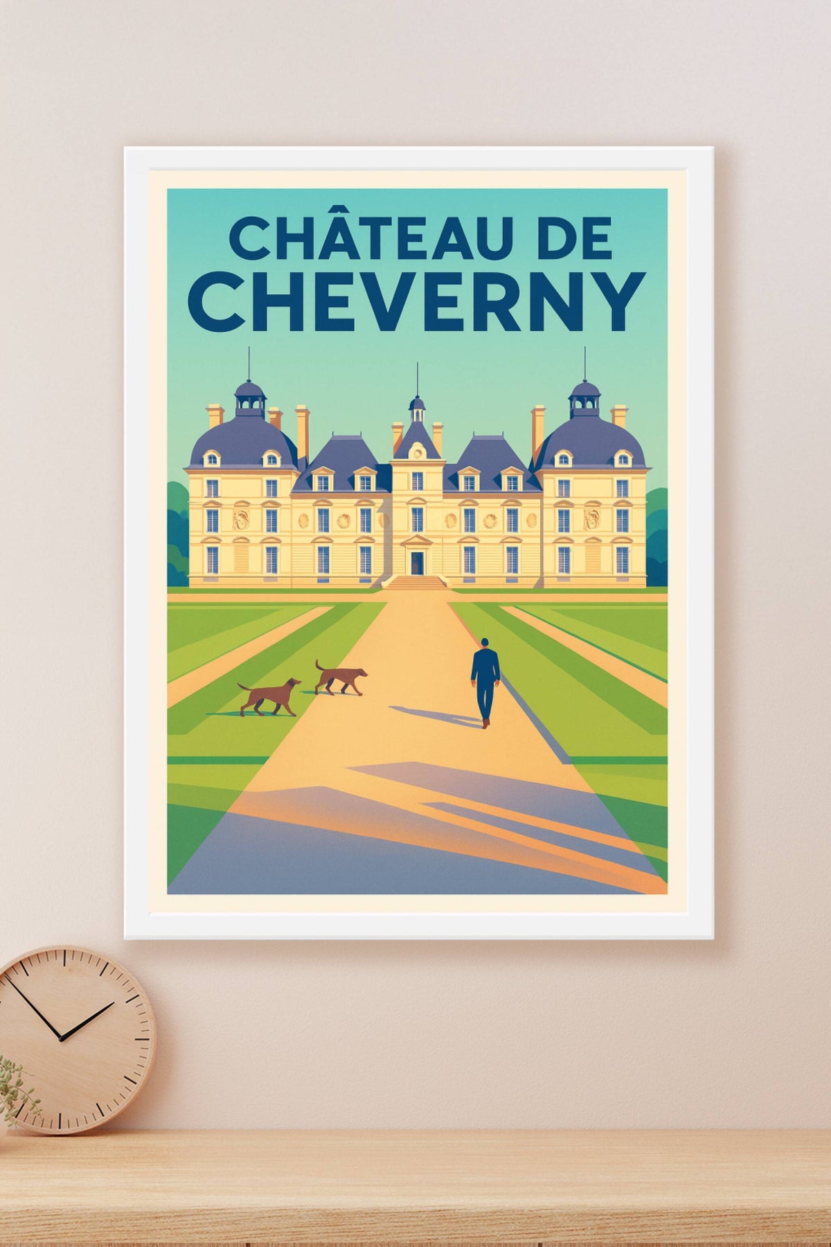 Affiche de Château de Cheverny - L'élégance classique au cœur du Val de Loire