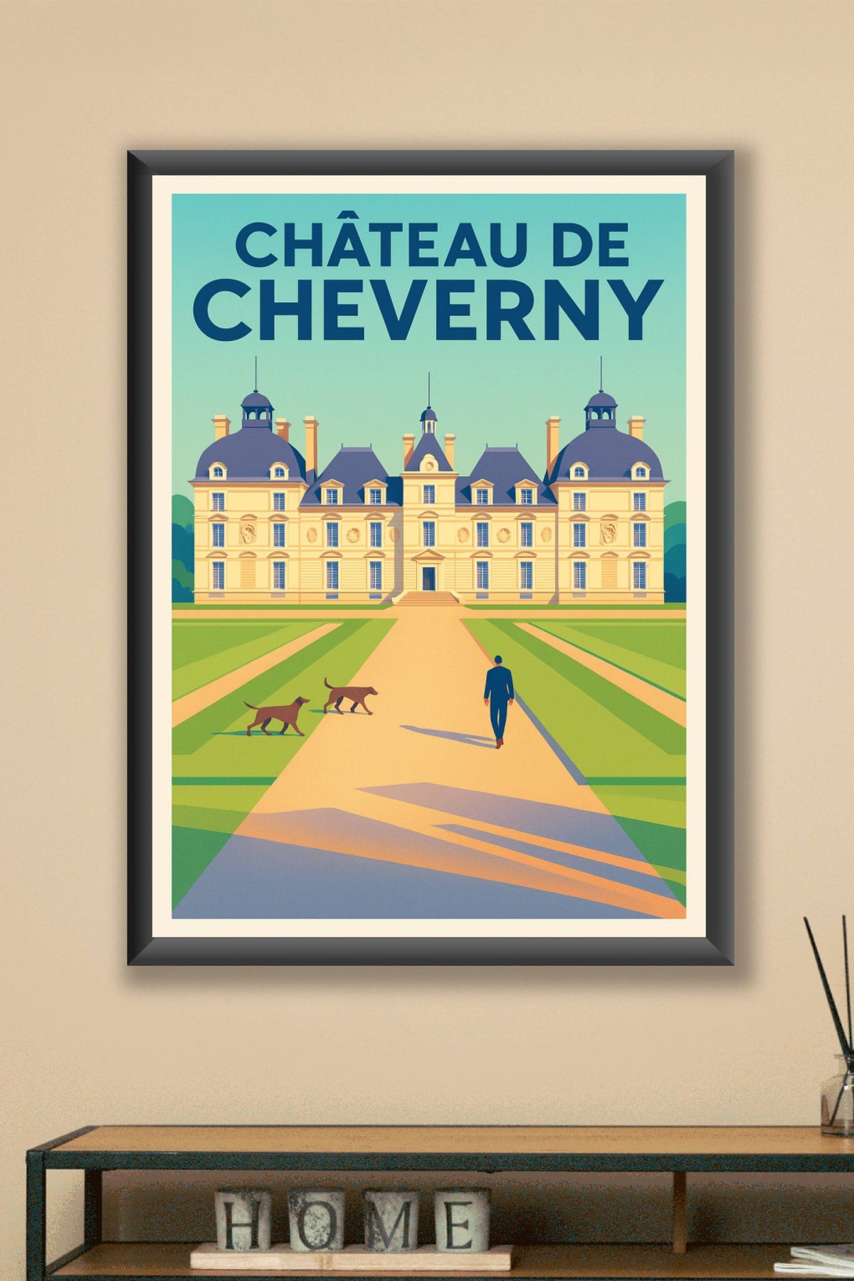 Affiche de Château de Cheverny - L'élégance classique au cœur du Val de Loire
