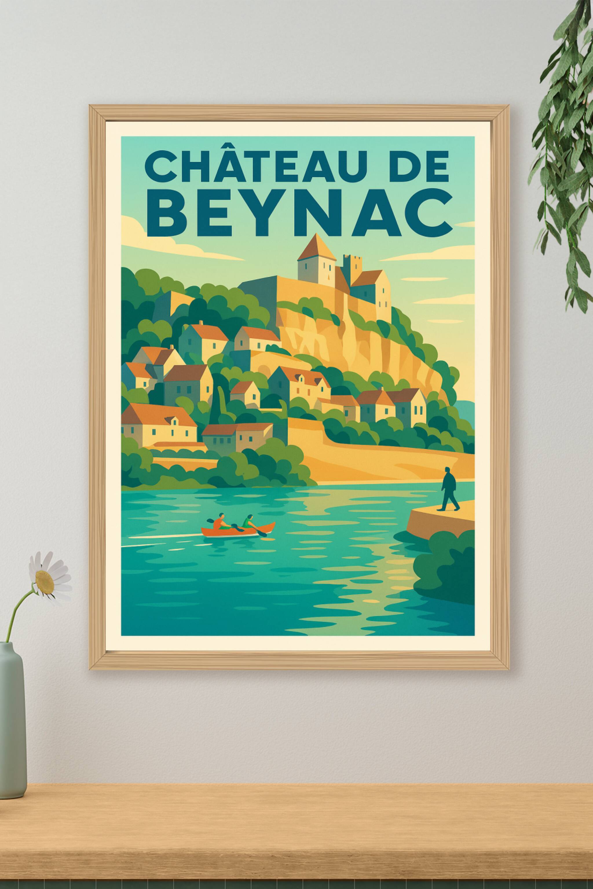 Affiche de Château de Beynac - L'âme médiévale du Périgord au fil de l'eau