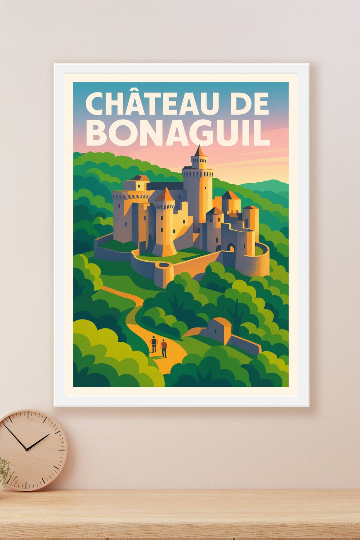 Affiche de Château de Bonaguil - L'élégance médiévale au cœur de la nature