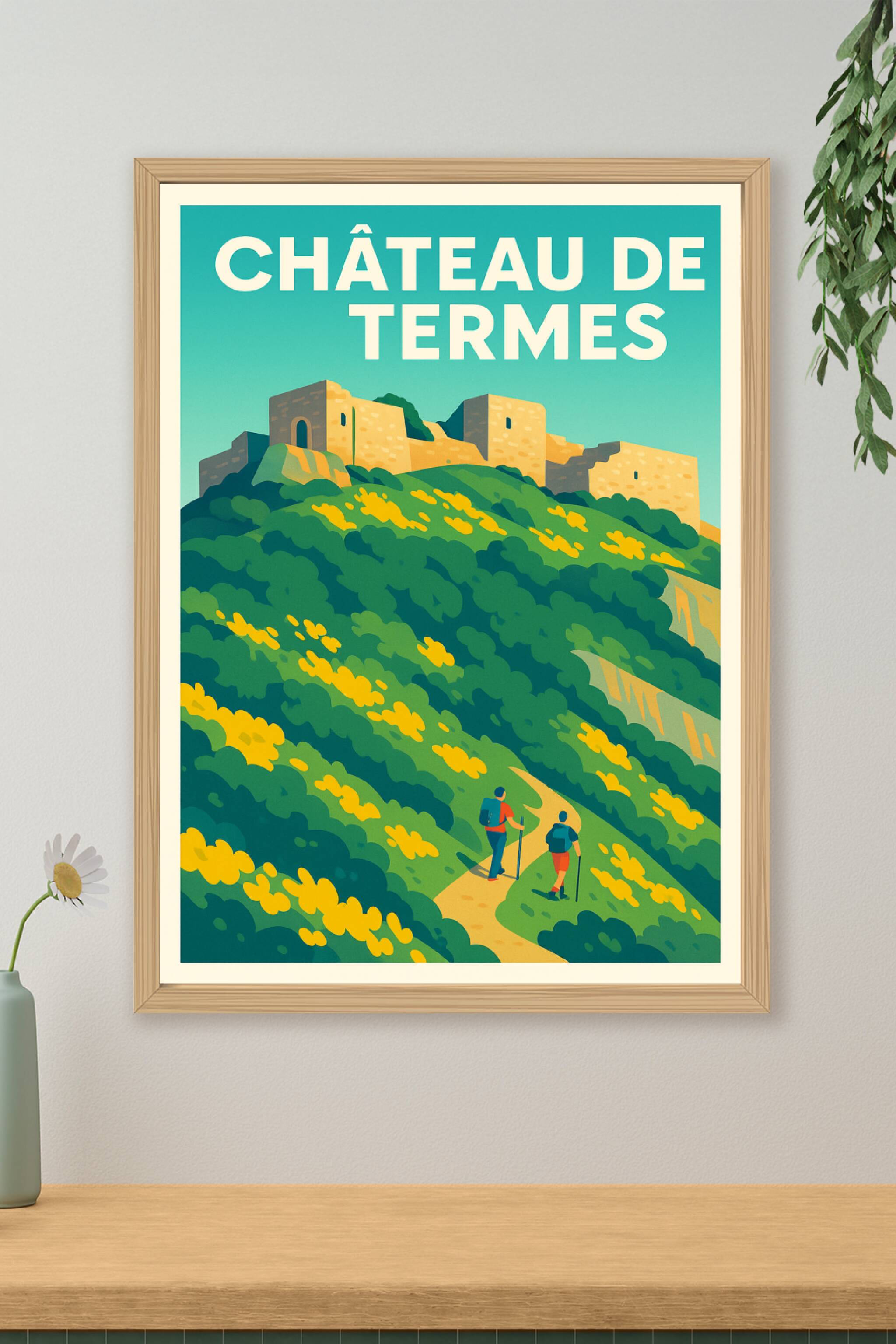 Affiche de Château de Termes - L'esprit cathare au cœur des Corbières