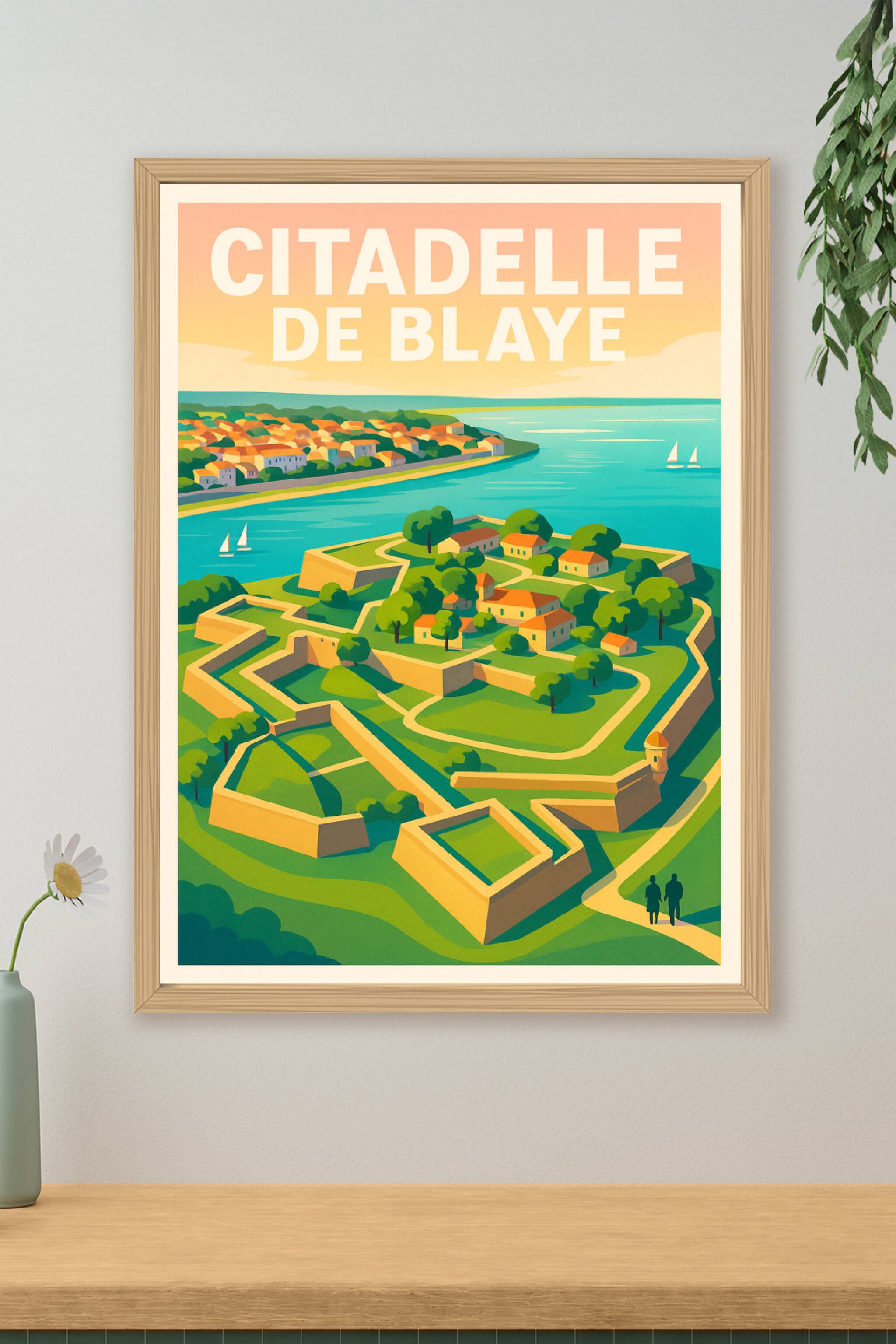 Affiche de Citadelle de Blaye - L'élégance historique au bord de l'Estuaire
