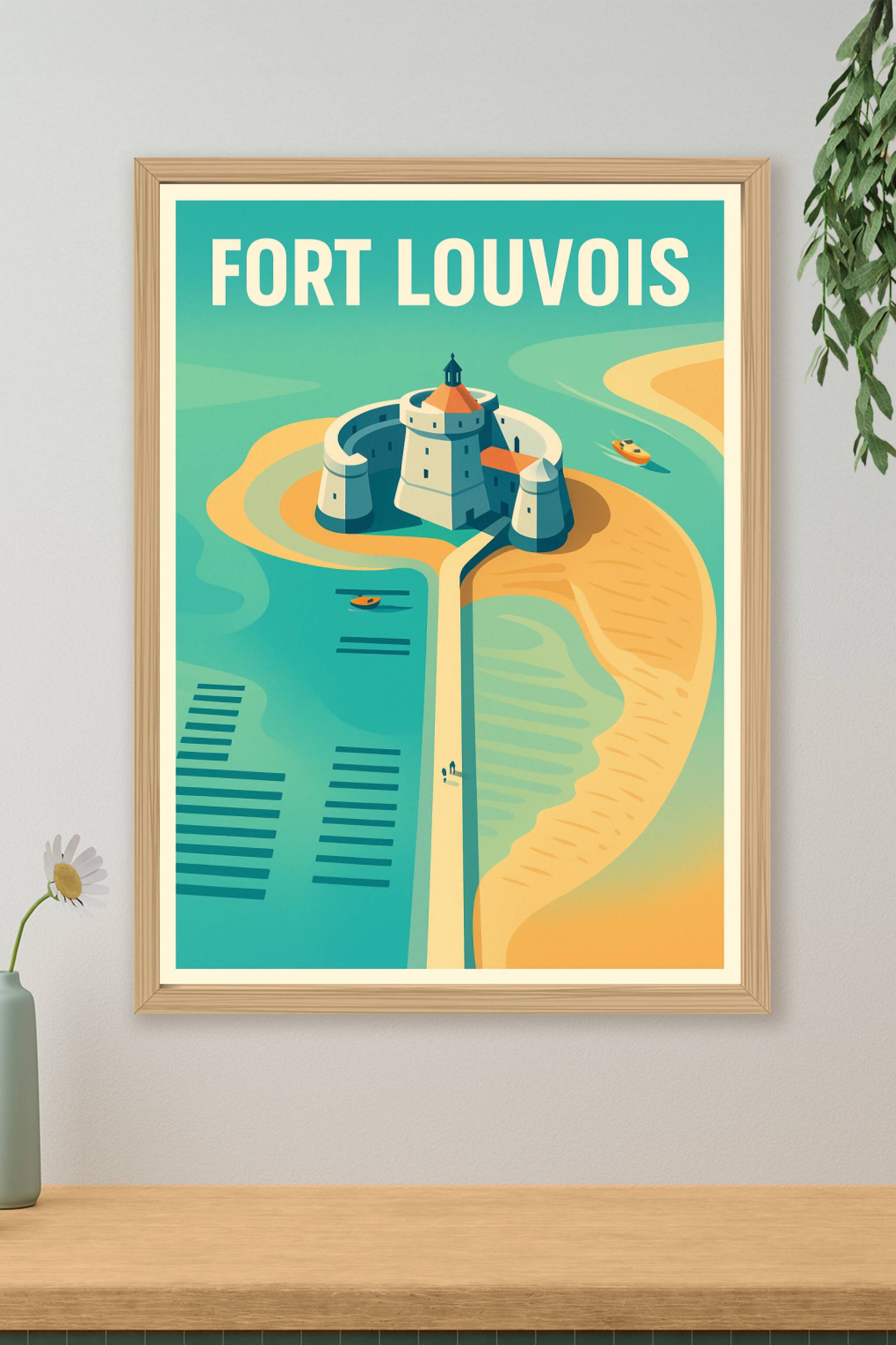 Affiche de Fort Louvois - La sentinelle de l'Océan Atlantique