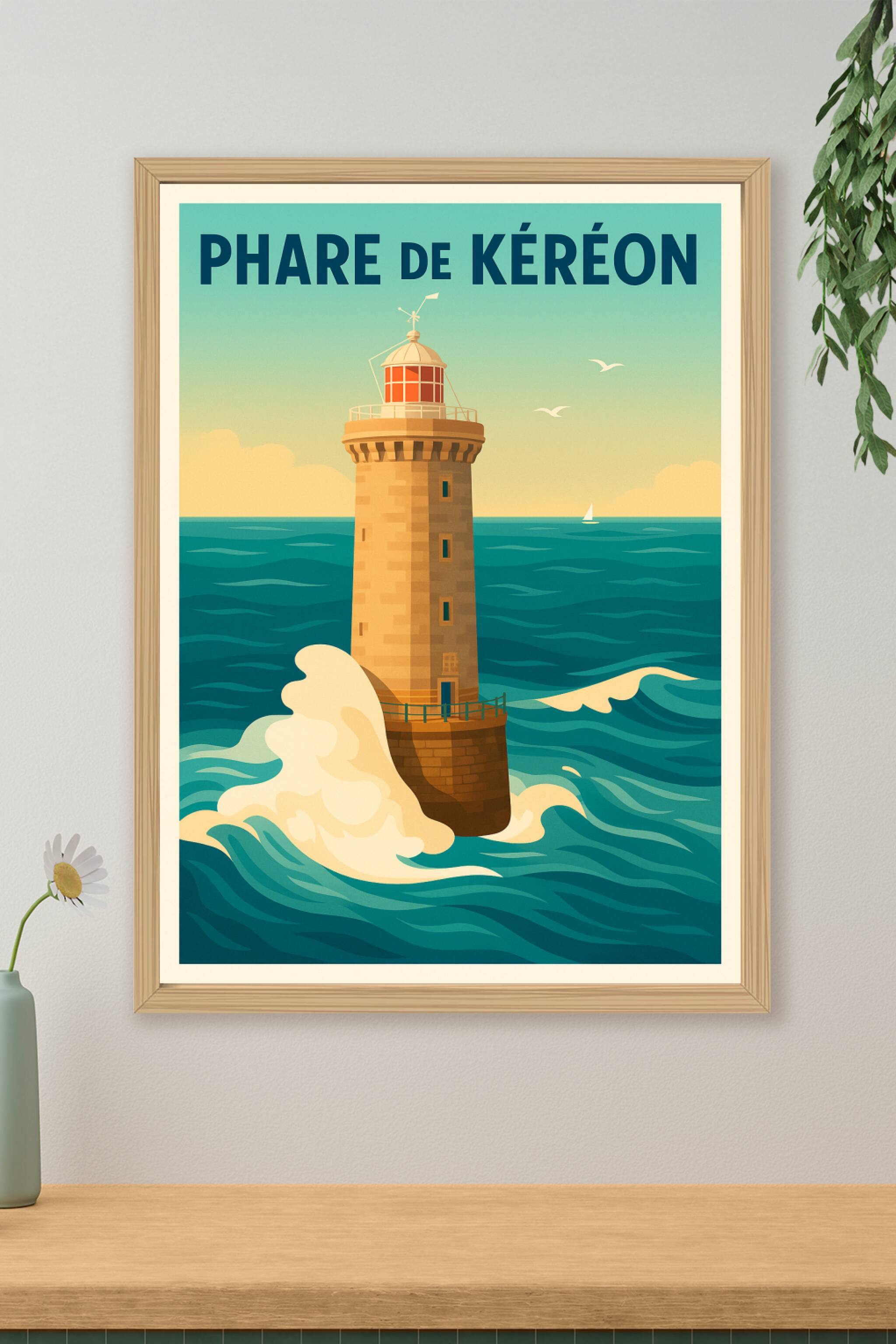 Affiche de Phare de Kéréon - Le Palais des Mers au Cœur d'Ouessant