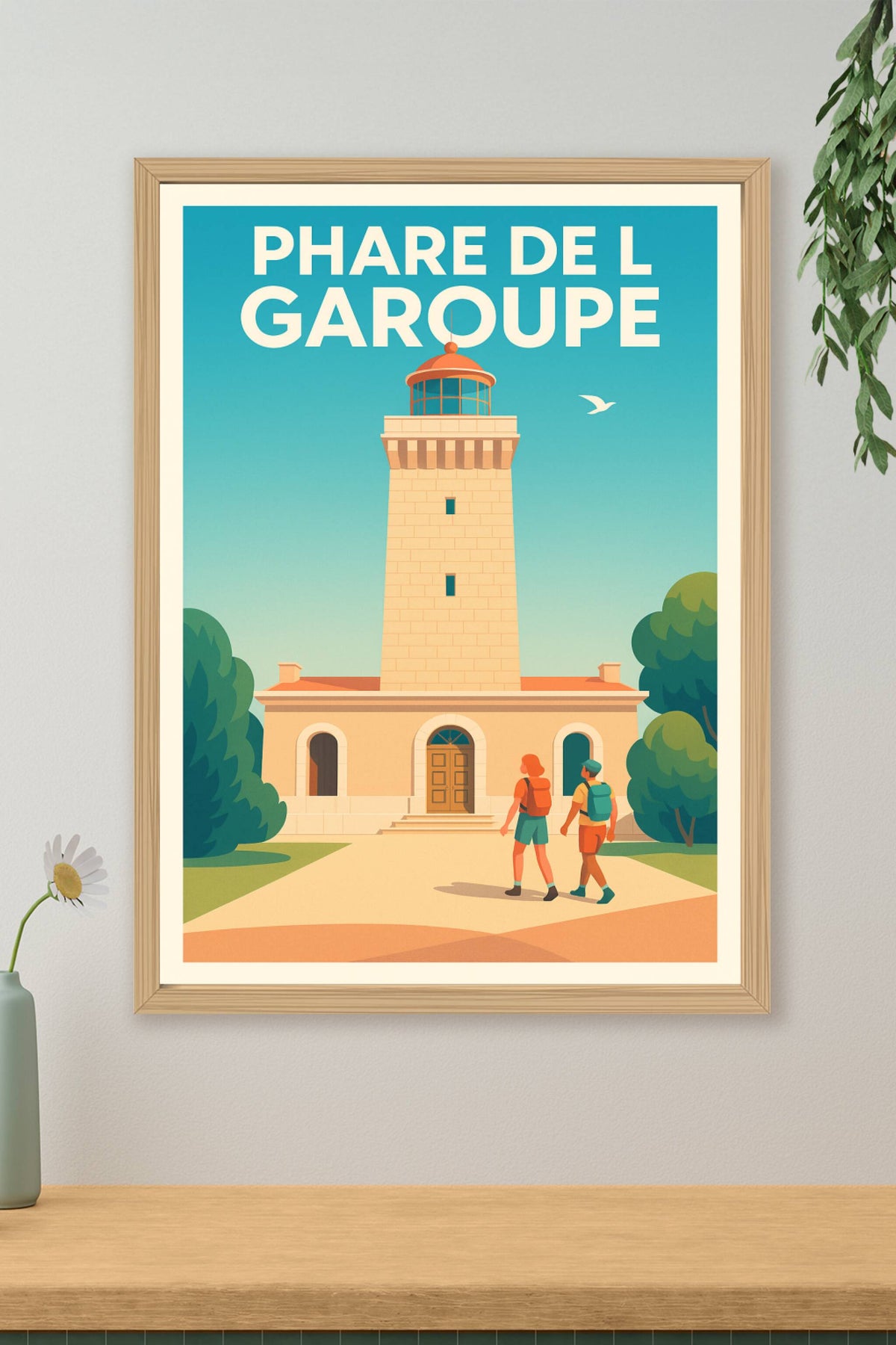 Affiche de Phare de la Garoupe - Lumière emblématique d'Antibes