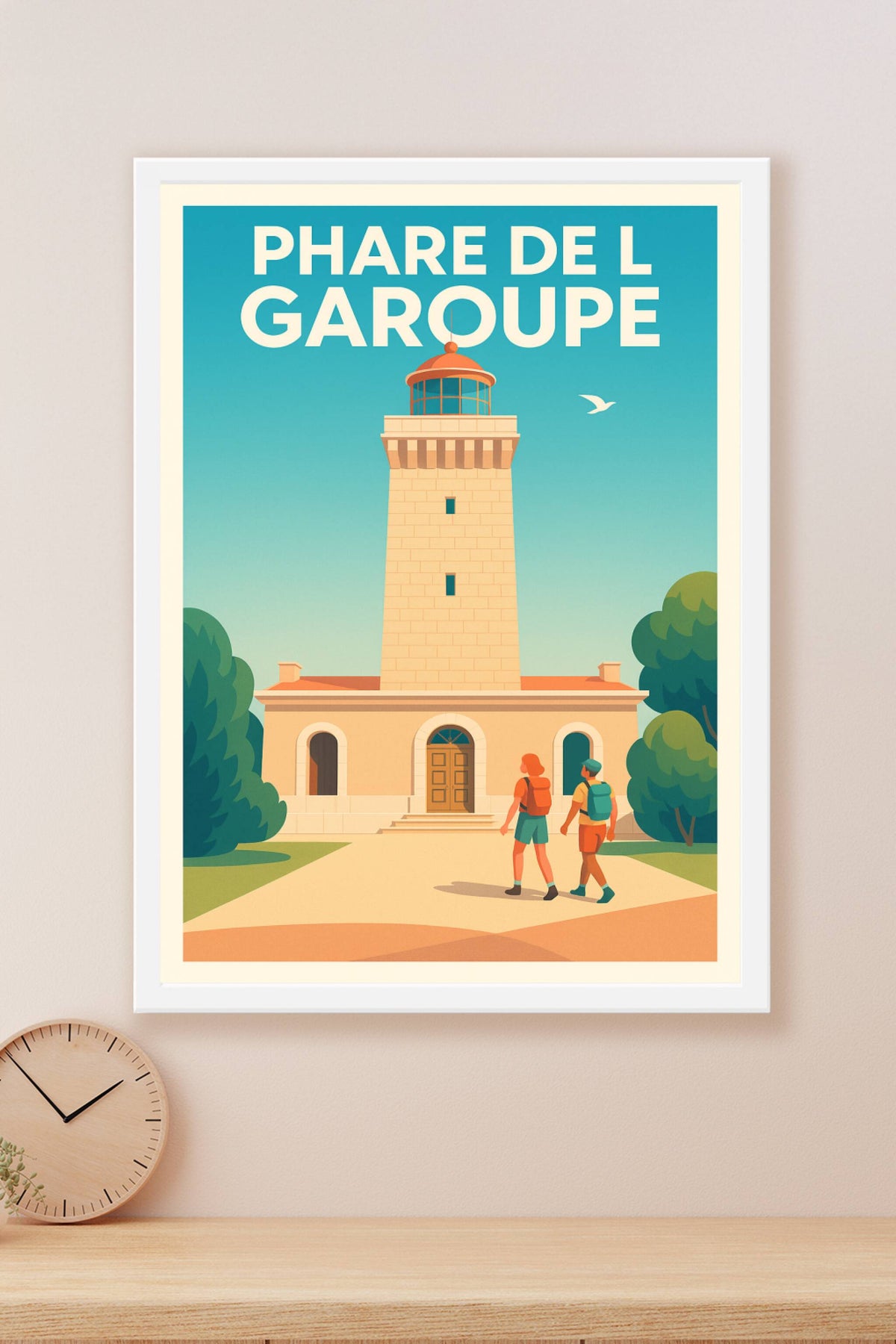 Affiche de Phare de la Garoupe - Lumière emblématique d'Antibes