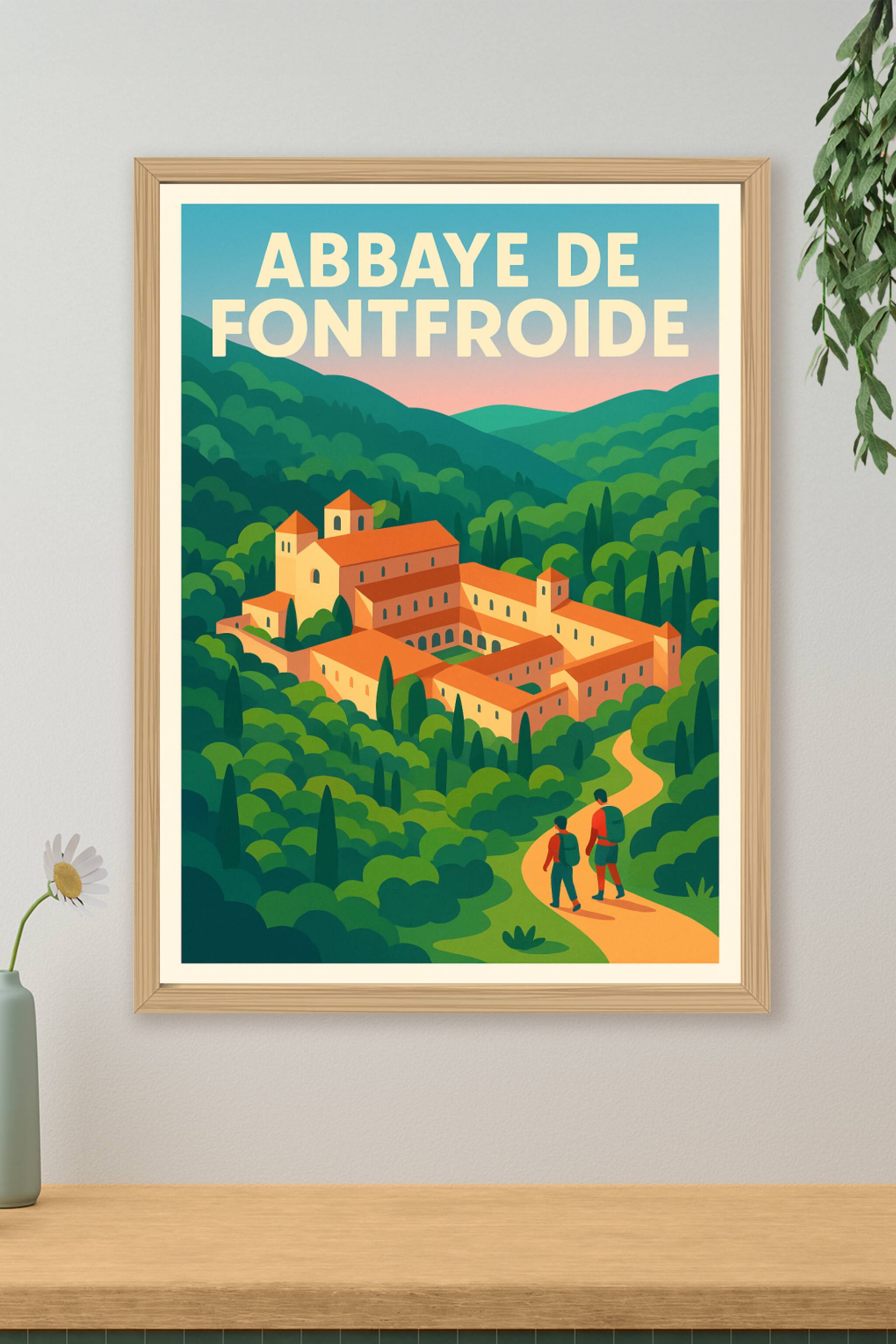 Affiche de Abbaye de Fontfroide - Sérénité au cœur des Corbières