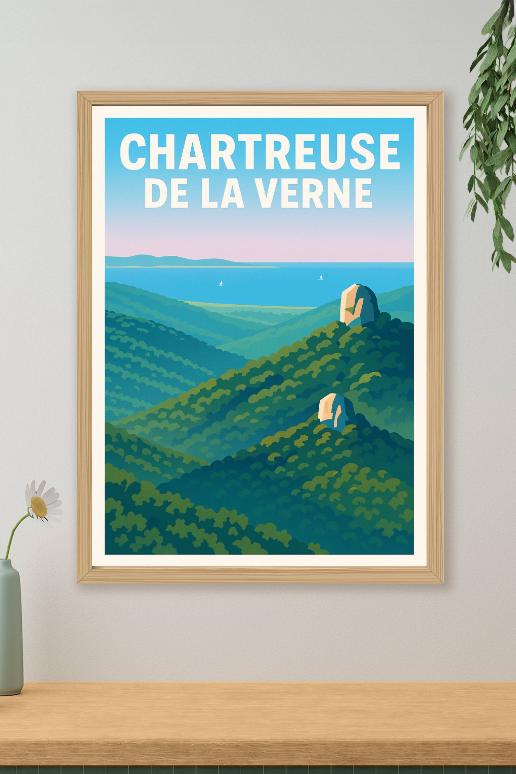 Affiche de Chartreuse de la Verne - Sérénité au cœur du Massif des Maures