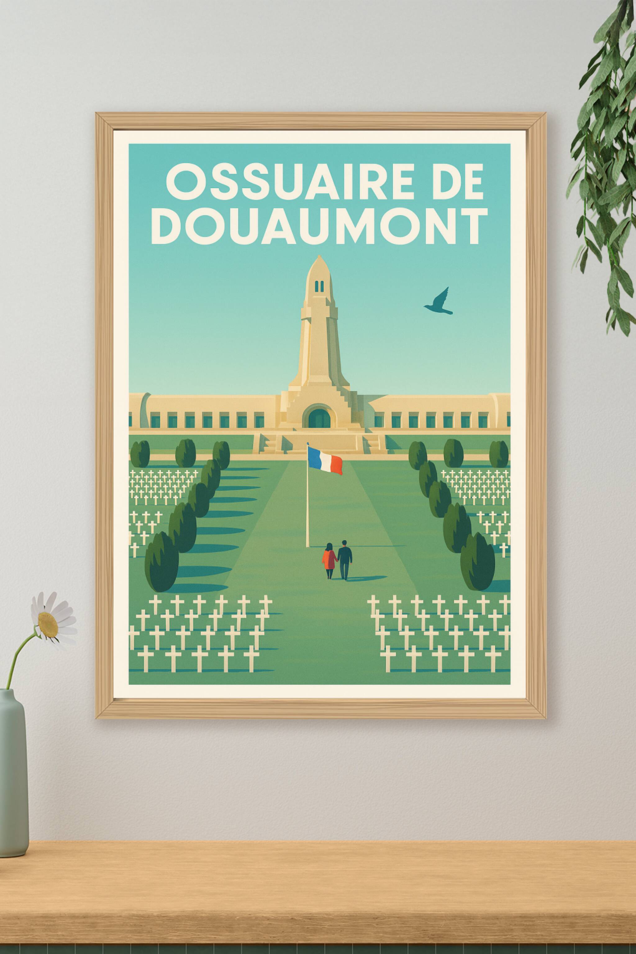 Affiche de Ossuaire de Douaumont - Un hommage solennel et majestueux