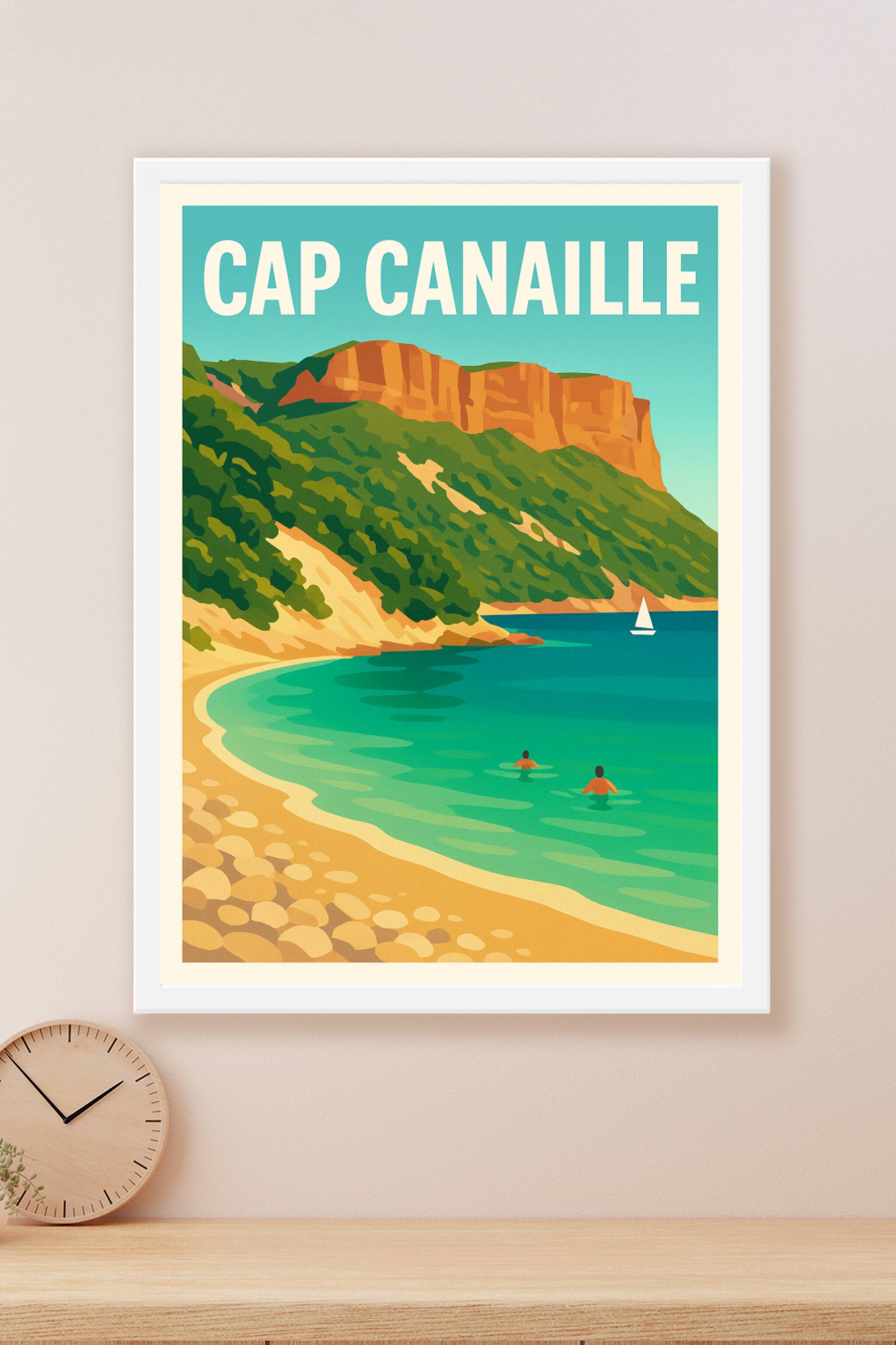 Affiche Cap Canaille — La majesté des falaises de Cassis · poster d'art de Cap Canaille
